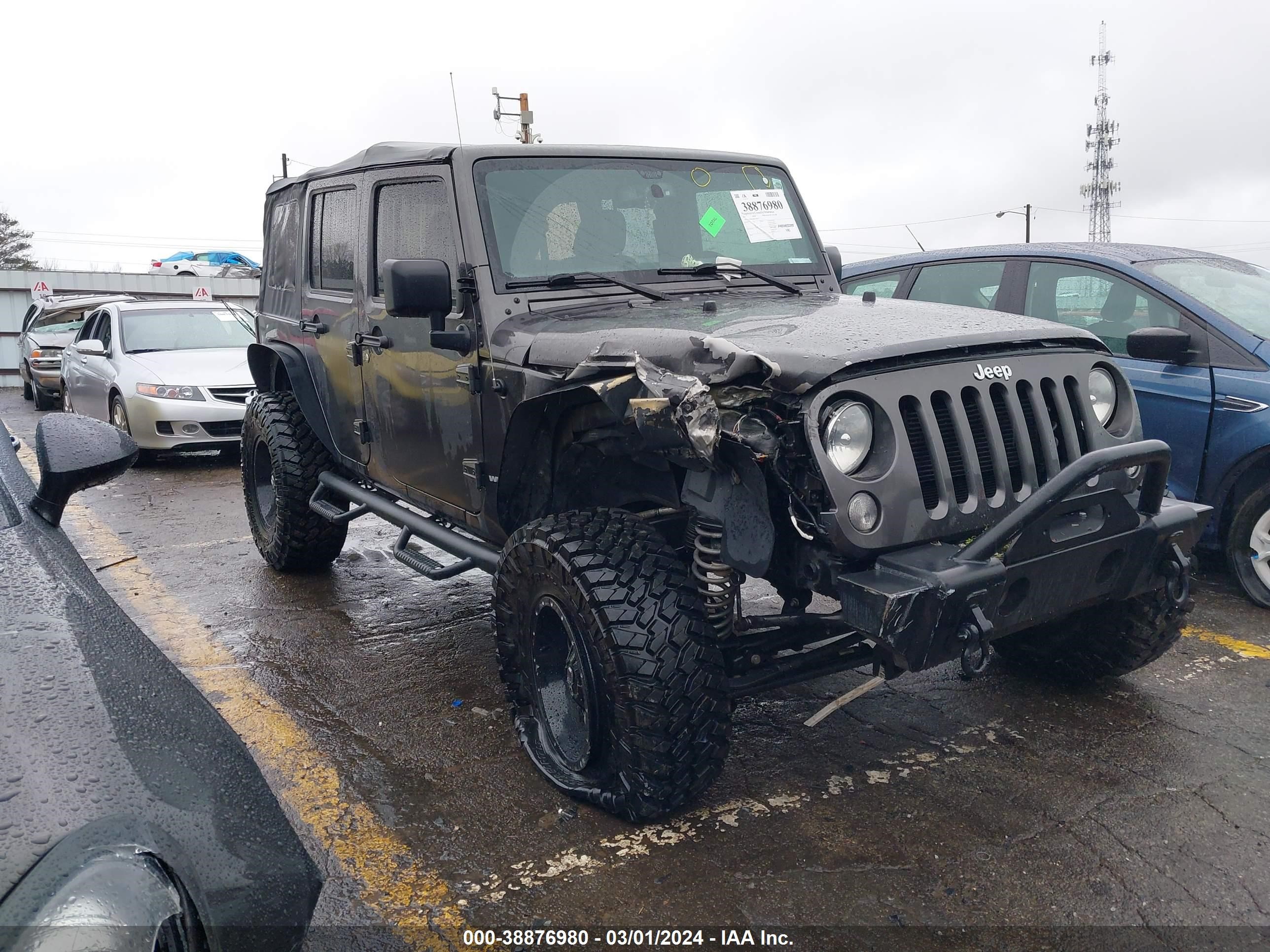 2017 Jeep Wrangler Unlimited Sport 4X4 vin: 1C4BJWDG6HL509617