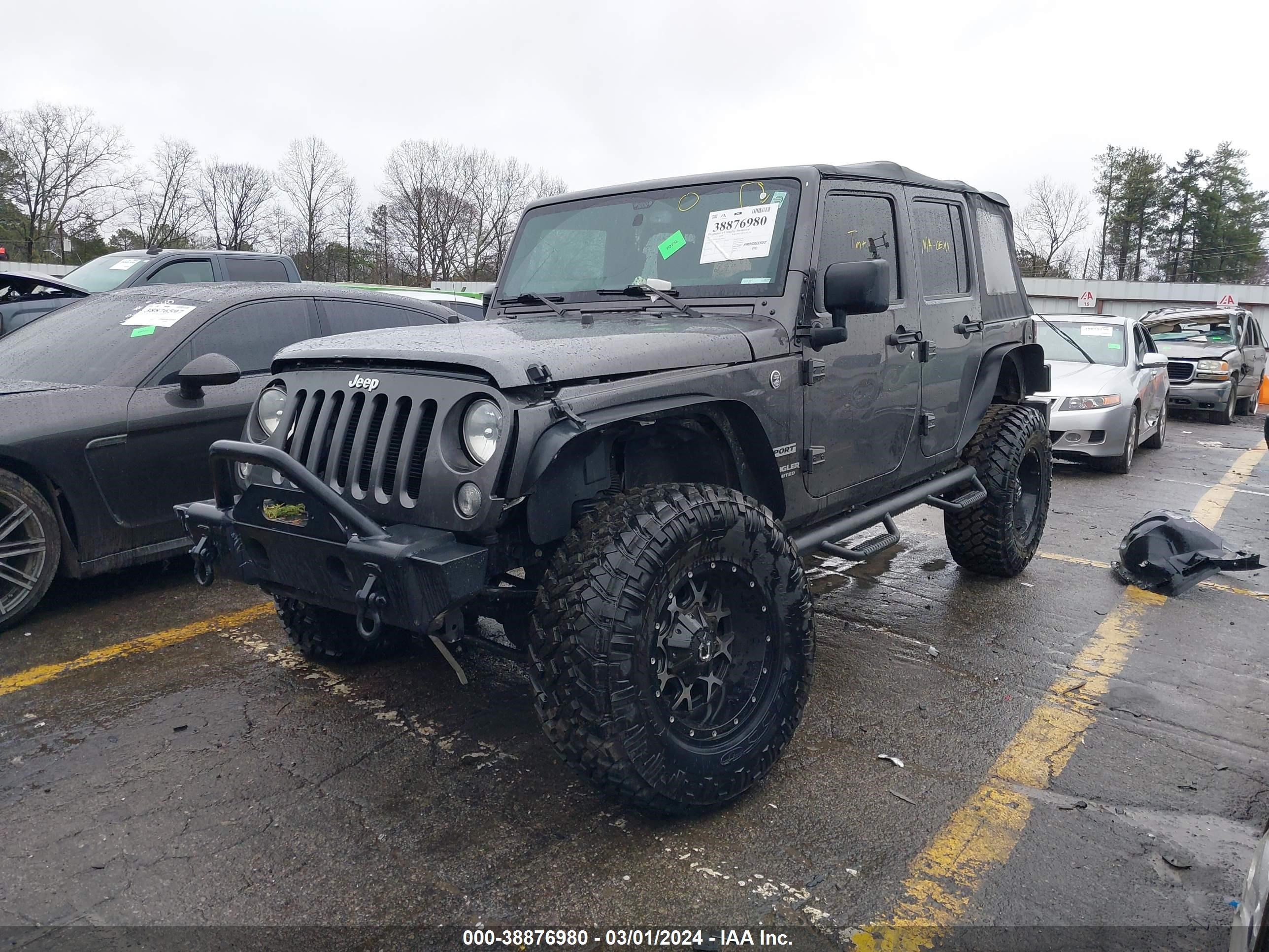 2017 Jeep Wrangler Unlimited Sport 4X4 vin: 1C4BJWDG6HL509617