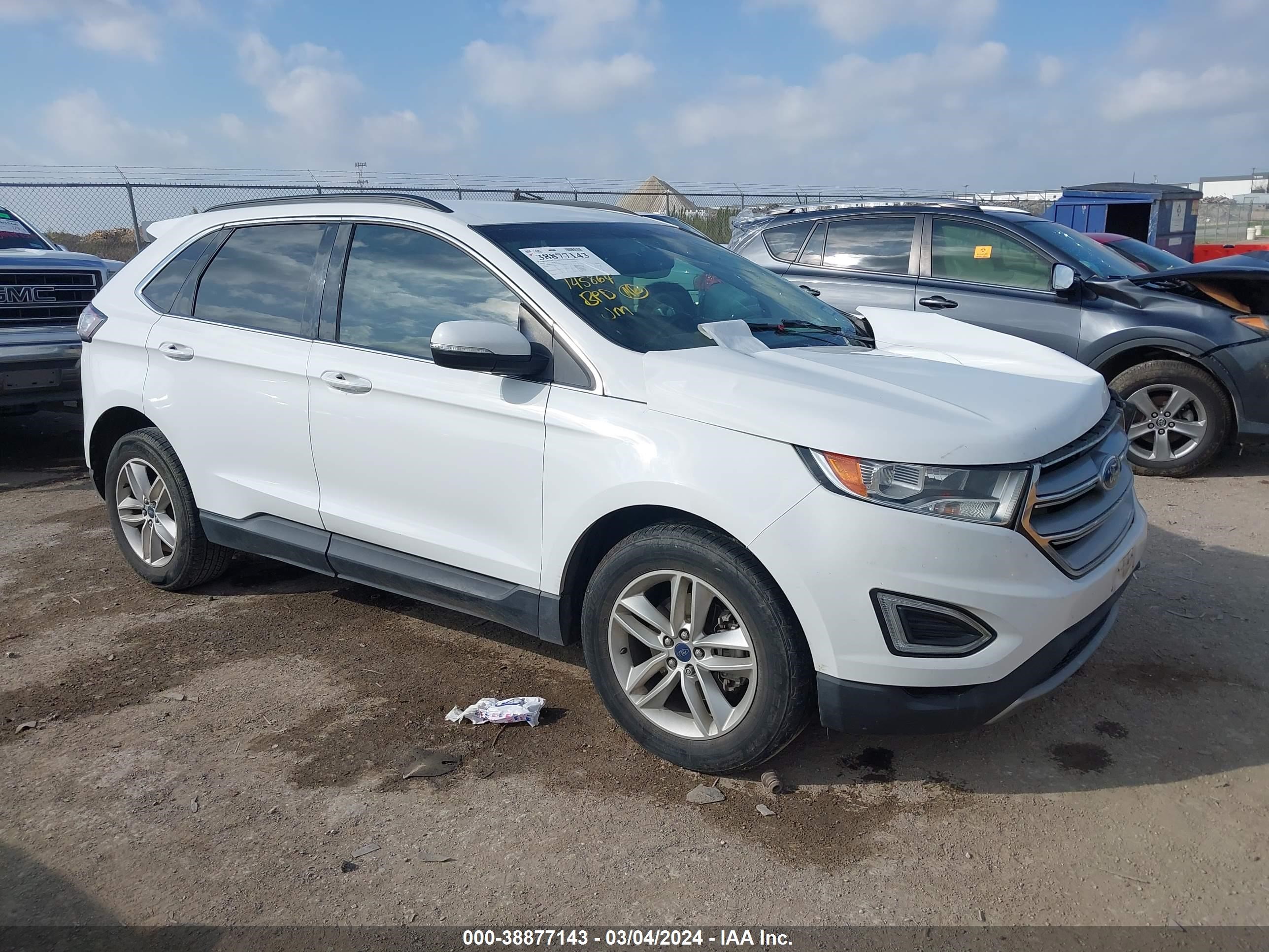 2016 Ford Edge Sel vin: 2FMPK3J96GBC51522