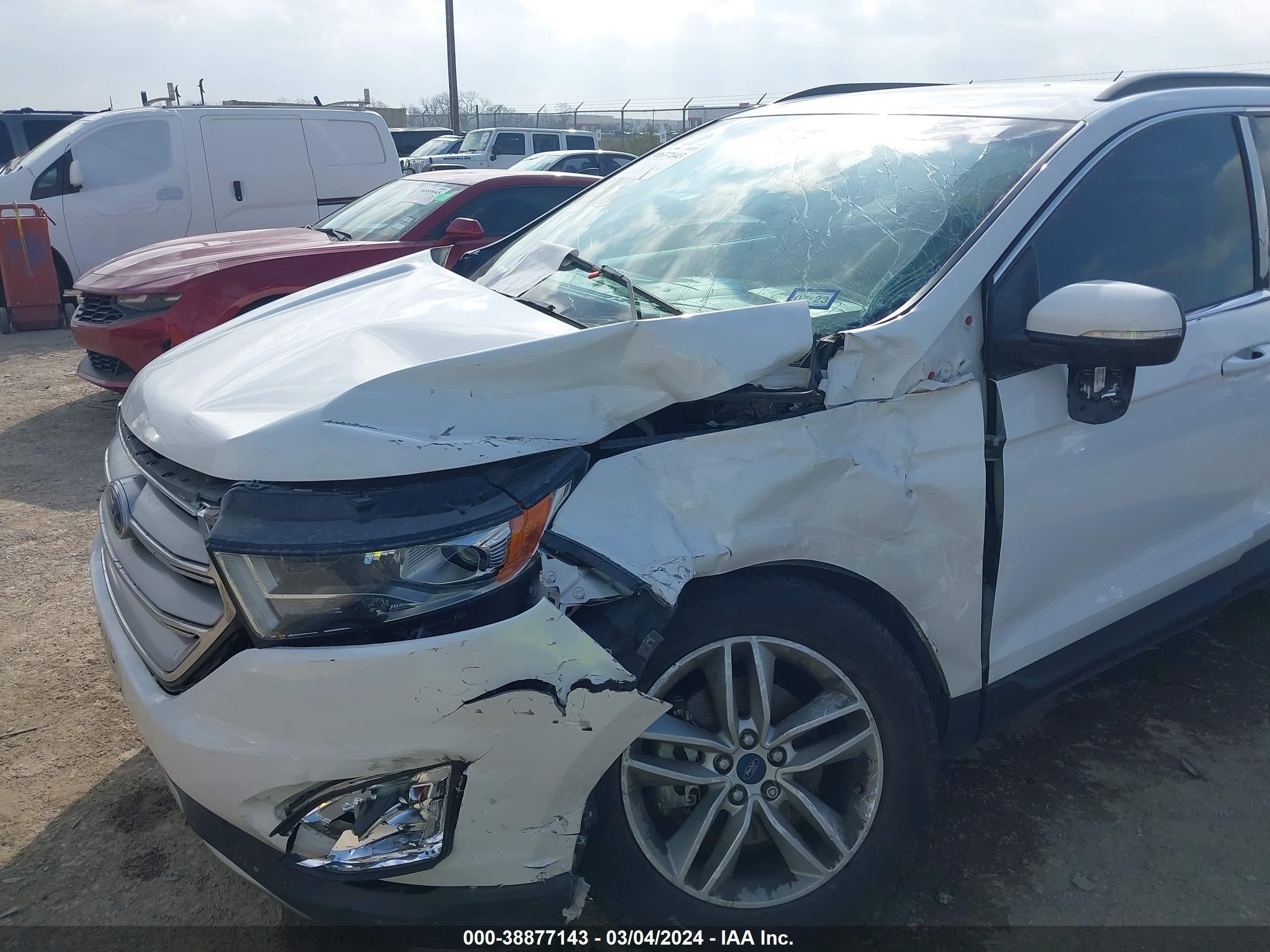 2016 Ford Edge Sel vin: 2FMPK3J96GBC51522