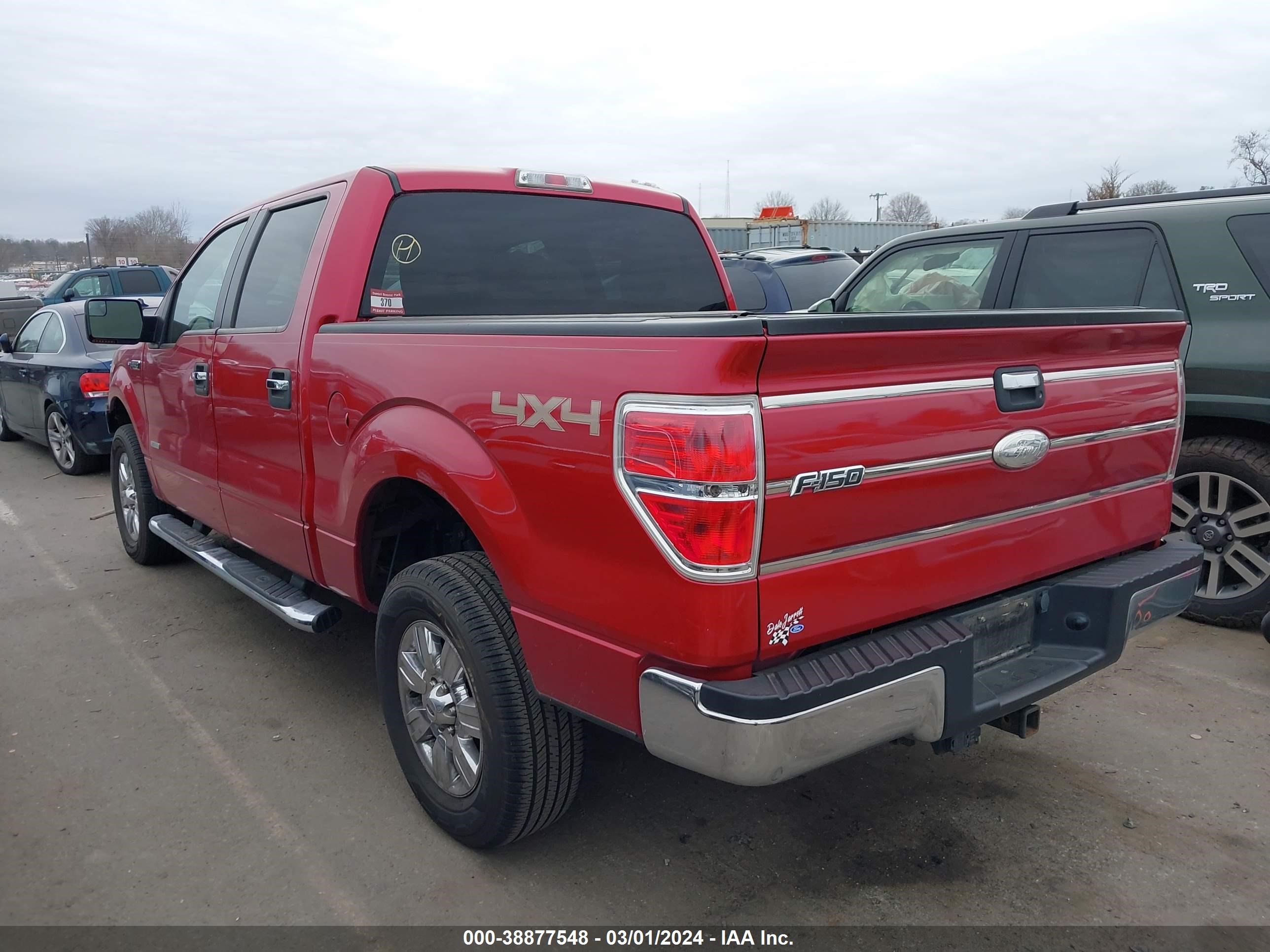 2012 Ford F-150 Xlt vin: 1FTFW1ET6CFB50777