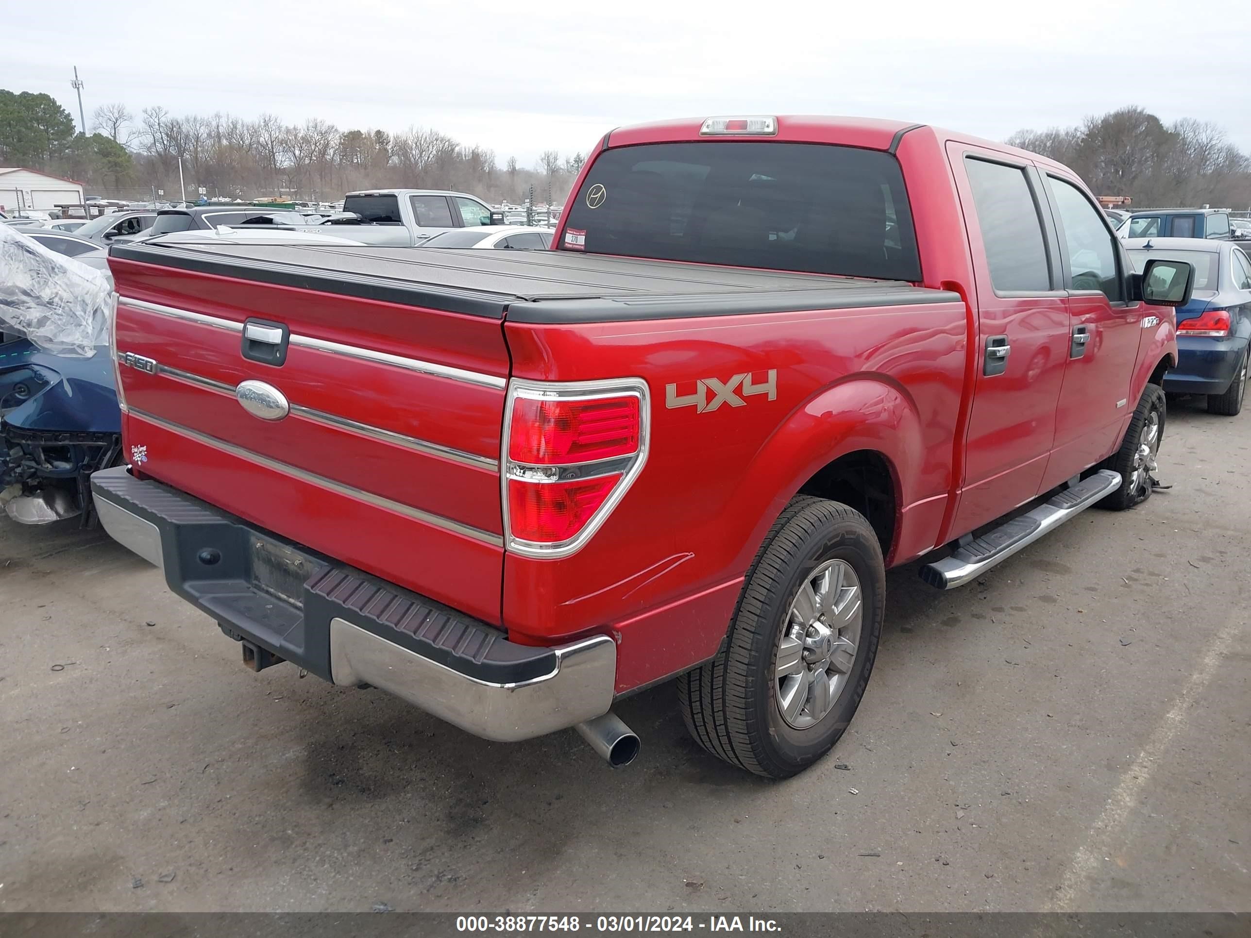 2012 Ford F-150 Xlt vin: 1FTFW1ET6CFB50777