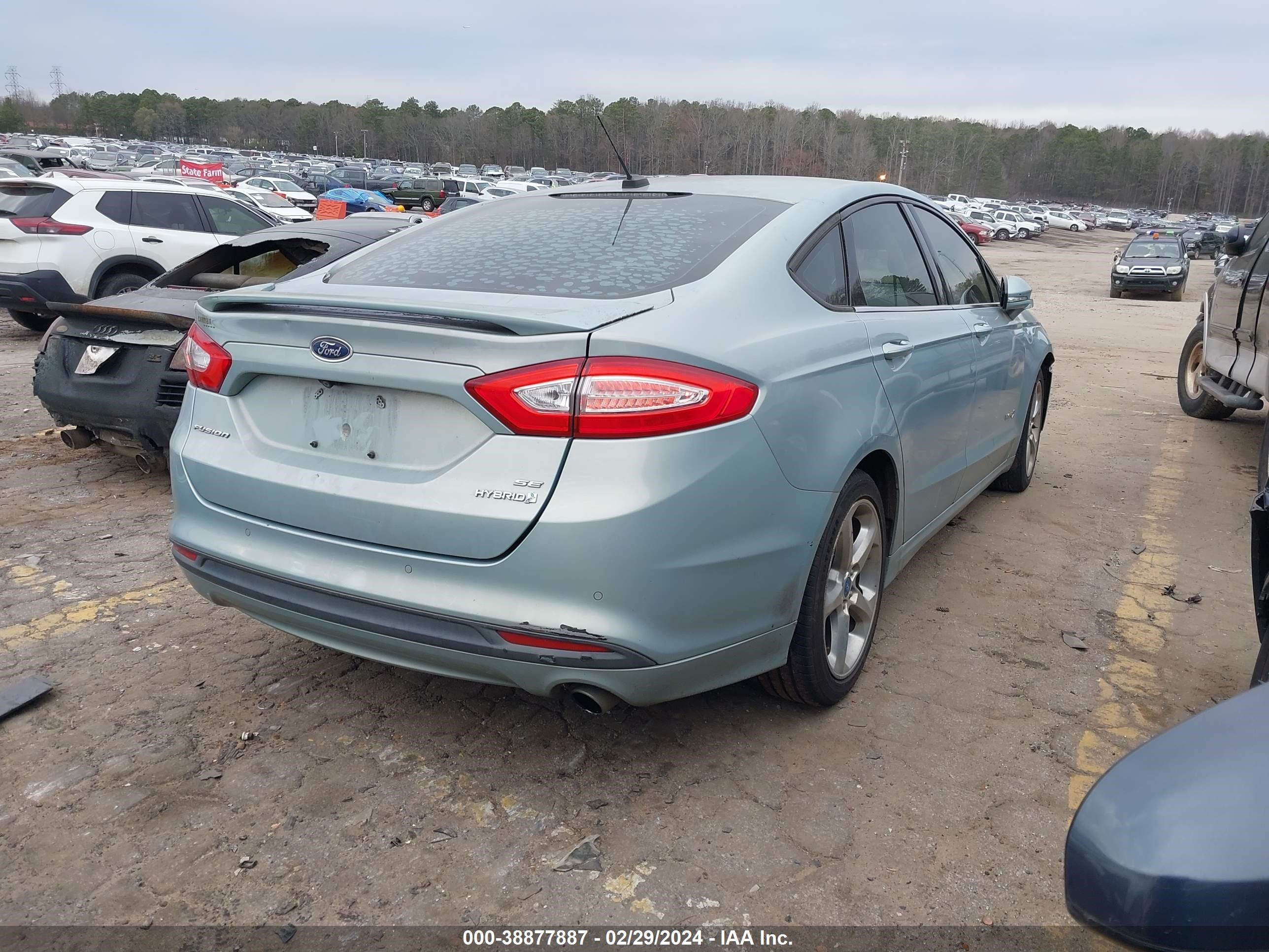 2013 Ford Fusion Hybrid Se vin: 3FA6P0LU0DR153249