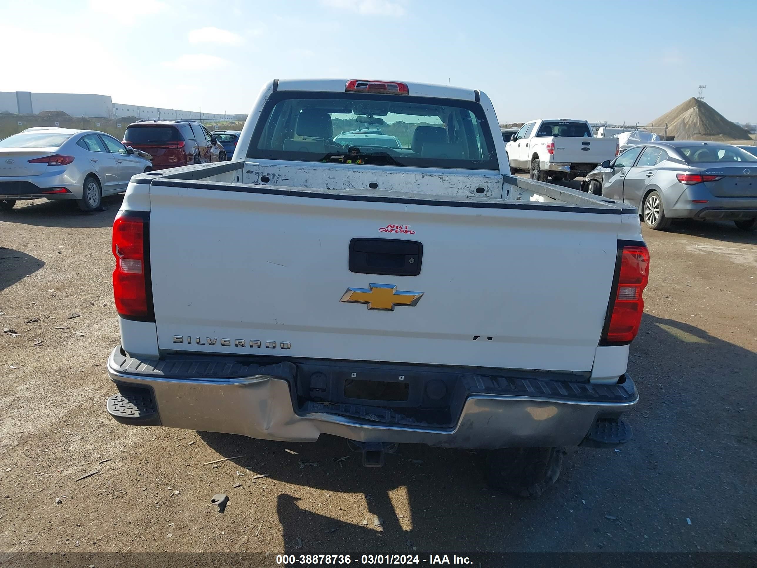 2016 Chevrolet Silverado 1500 Wt vin: 3GCUKNEC8GG328378