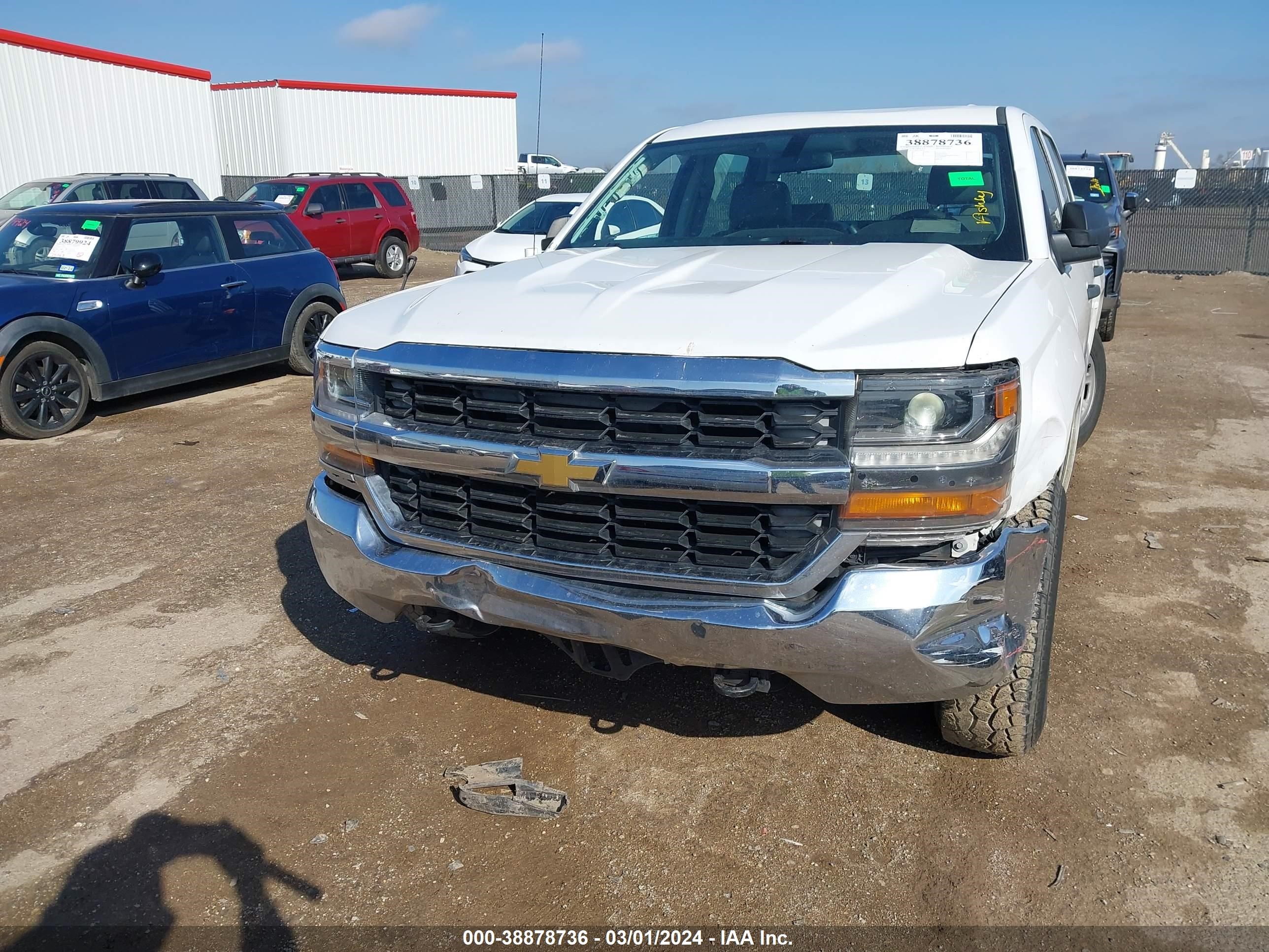 2016 Chevrolet Silverado 1500 Wt vin: 3GCUKNEC8GG328378