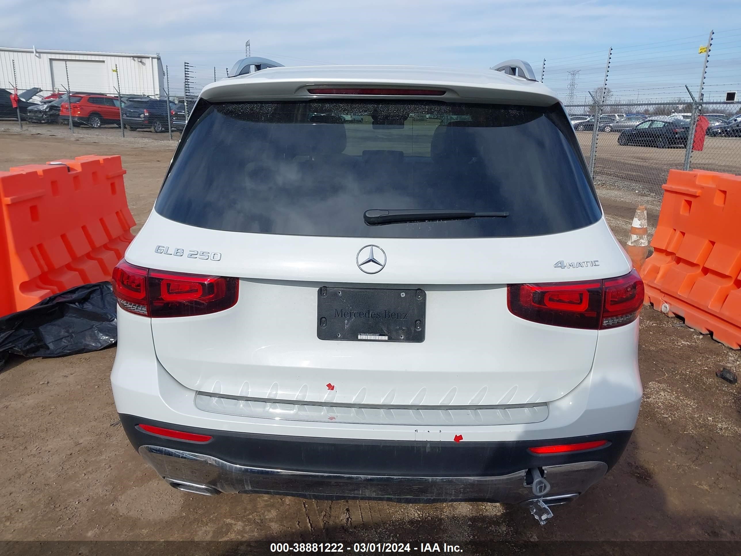 2022 Mercedes-Benz Glb 250 4Matic vin: W1N4M4HB4NW252897