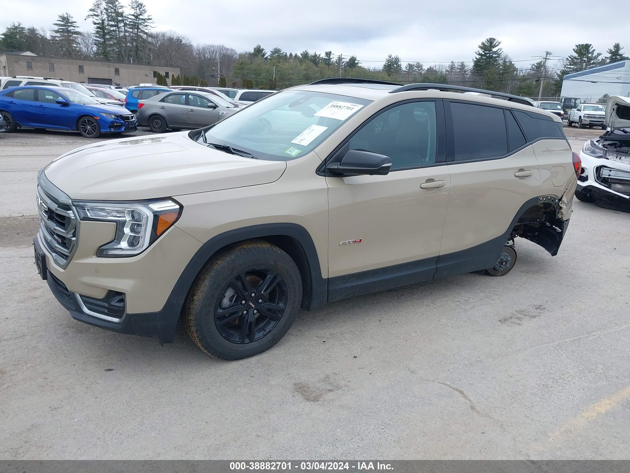 2022 GMC Terrain Awd At4 vin: 3GKALYEV5NL164308