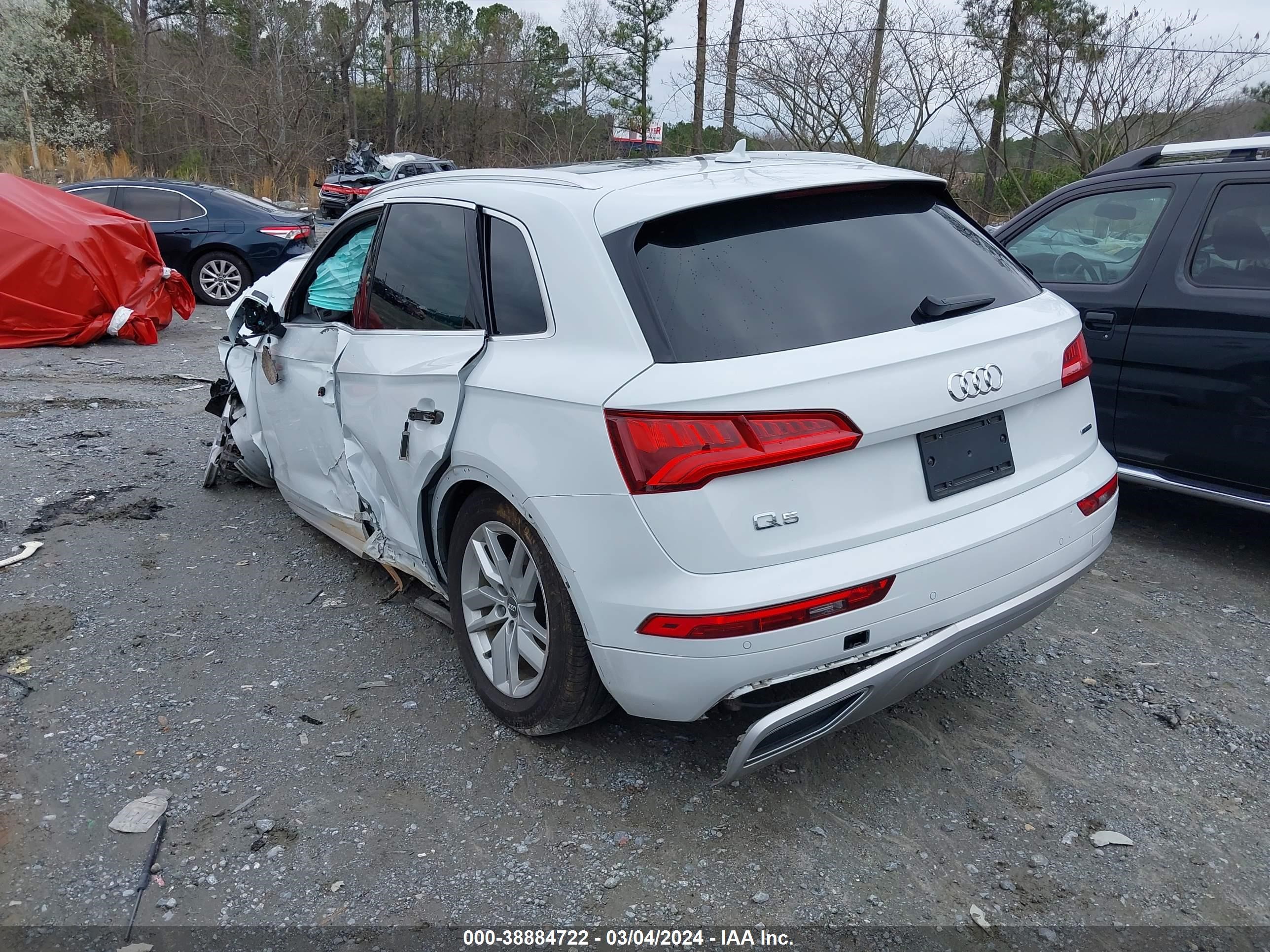 2020 Audi Q5 Premium 45 Tfsi Quattro S Tronic vin: WA1ANAFY7L2070445