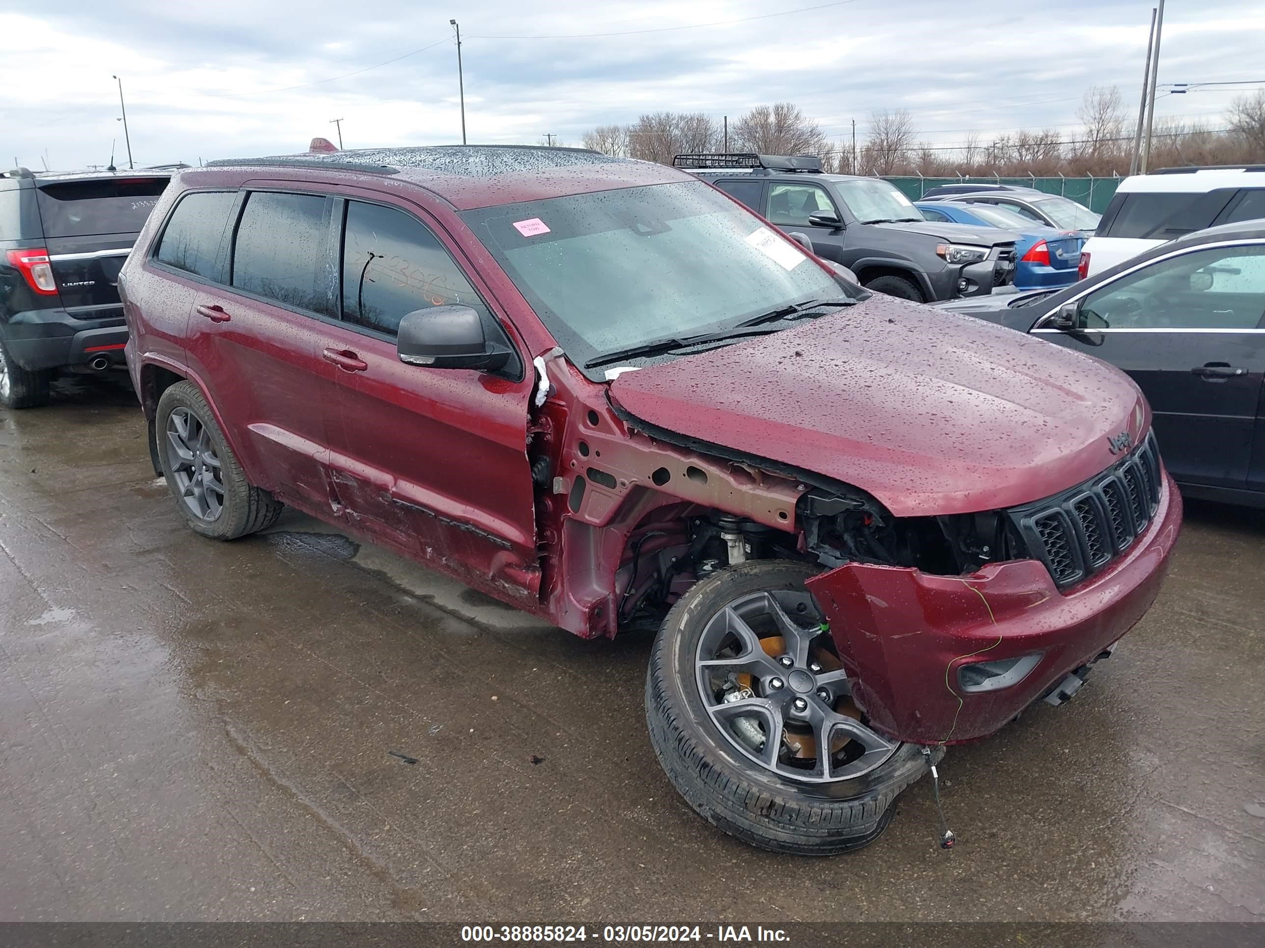 2021 Jeep Grand Cherokee 80Th Anniversary 4X4 vin: 1C4RJFBG2MC772733