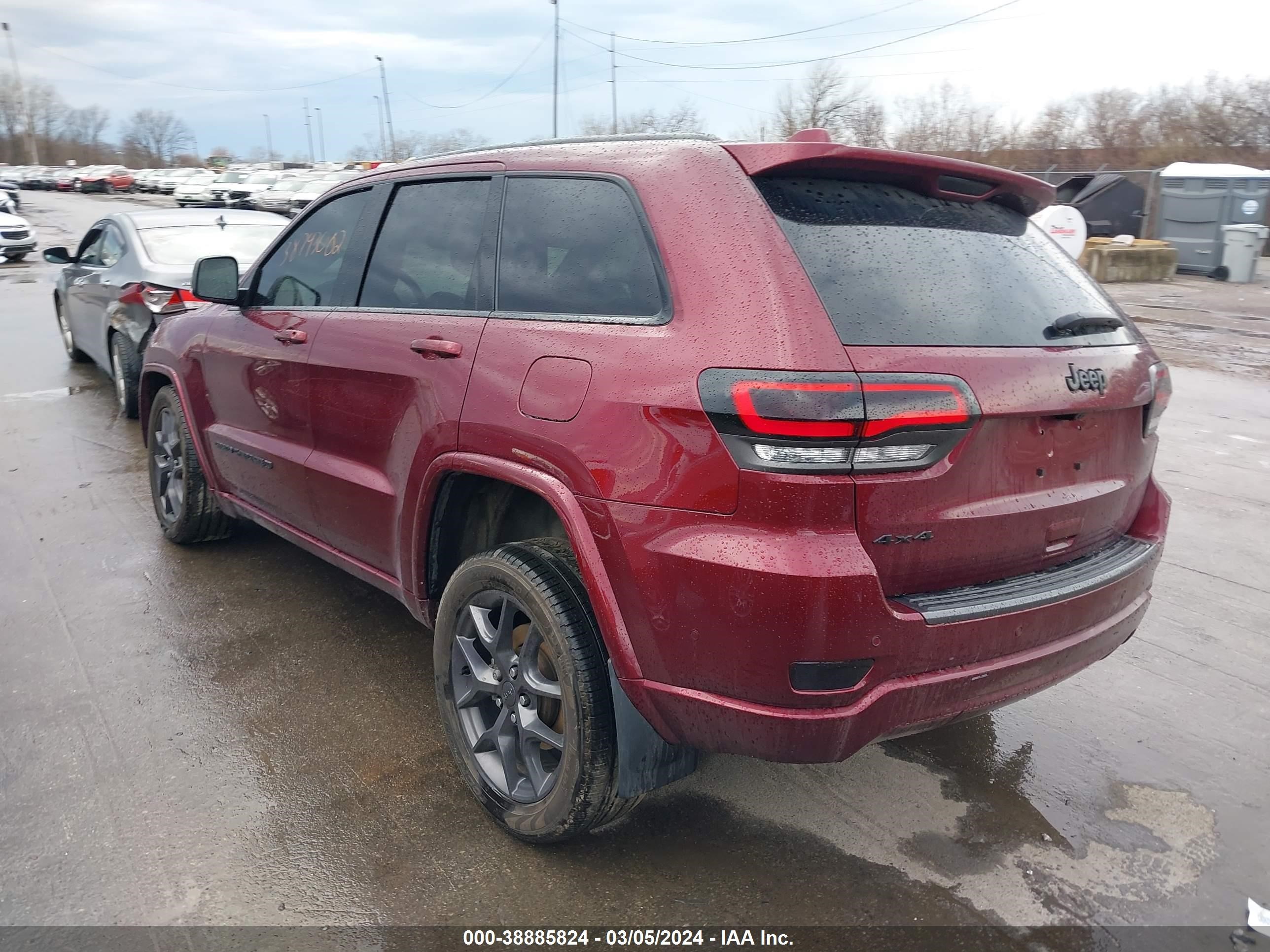 2021 Jeep Grand Cherokee 80Th Anniversary 4X4 vin: 1C4RJFBG2MC772733