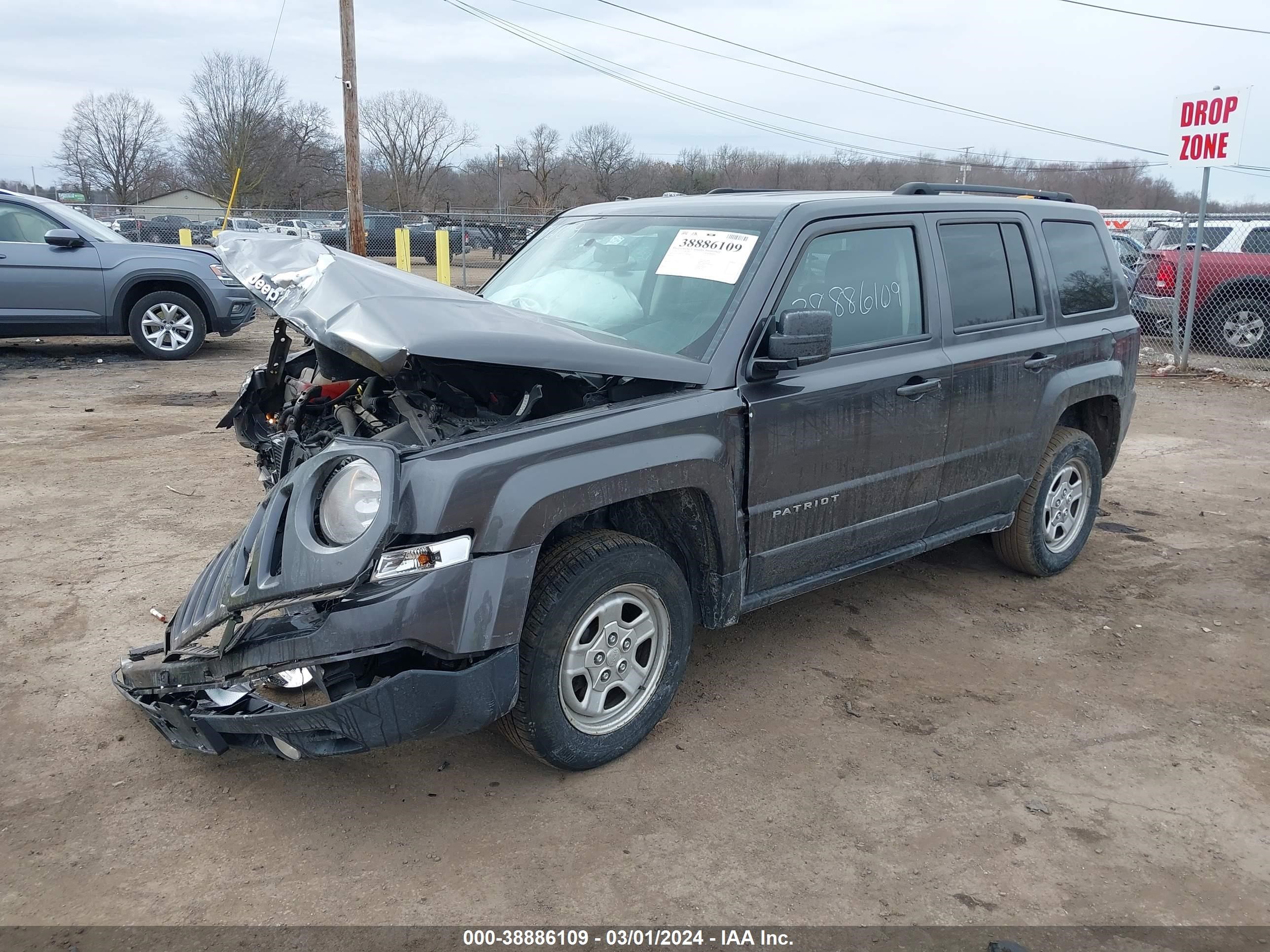 2014 Jeep Patriot Sport vin: 1C4NJPBA0ED882868