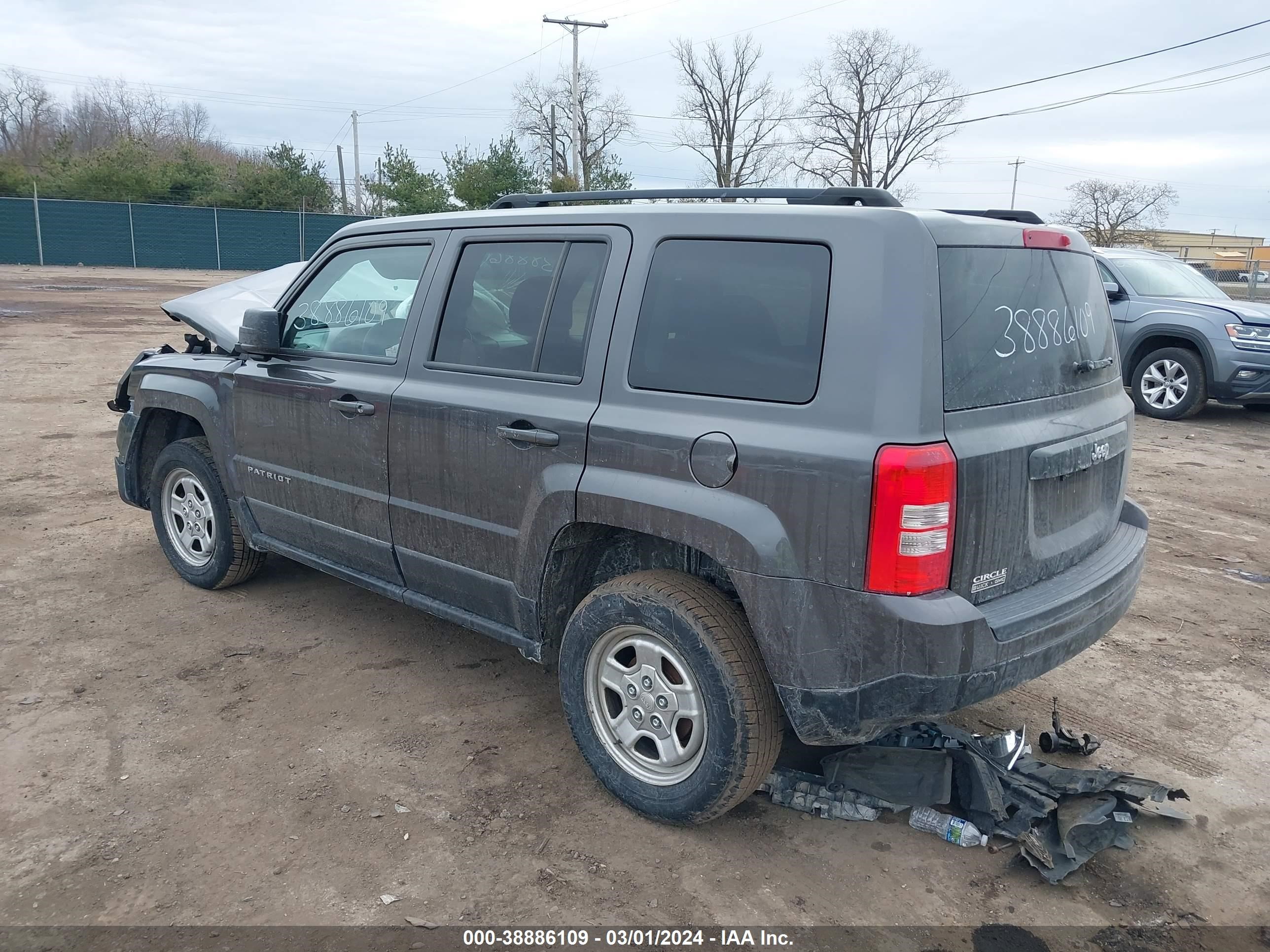 2014 Jeep Patriot Sport vin: 1C4NJPBA0ED882868