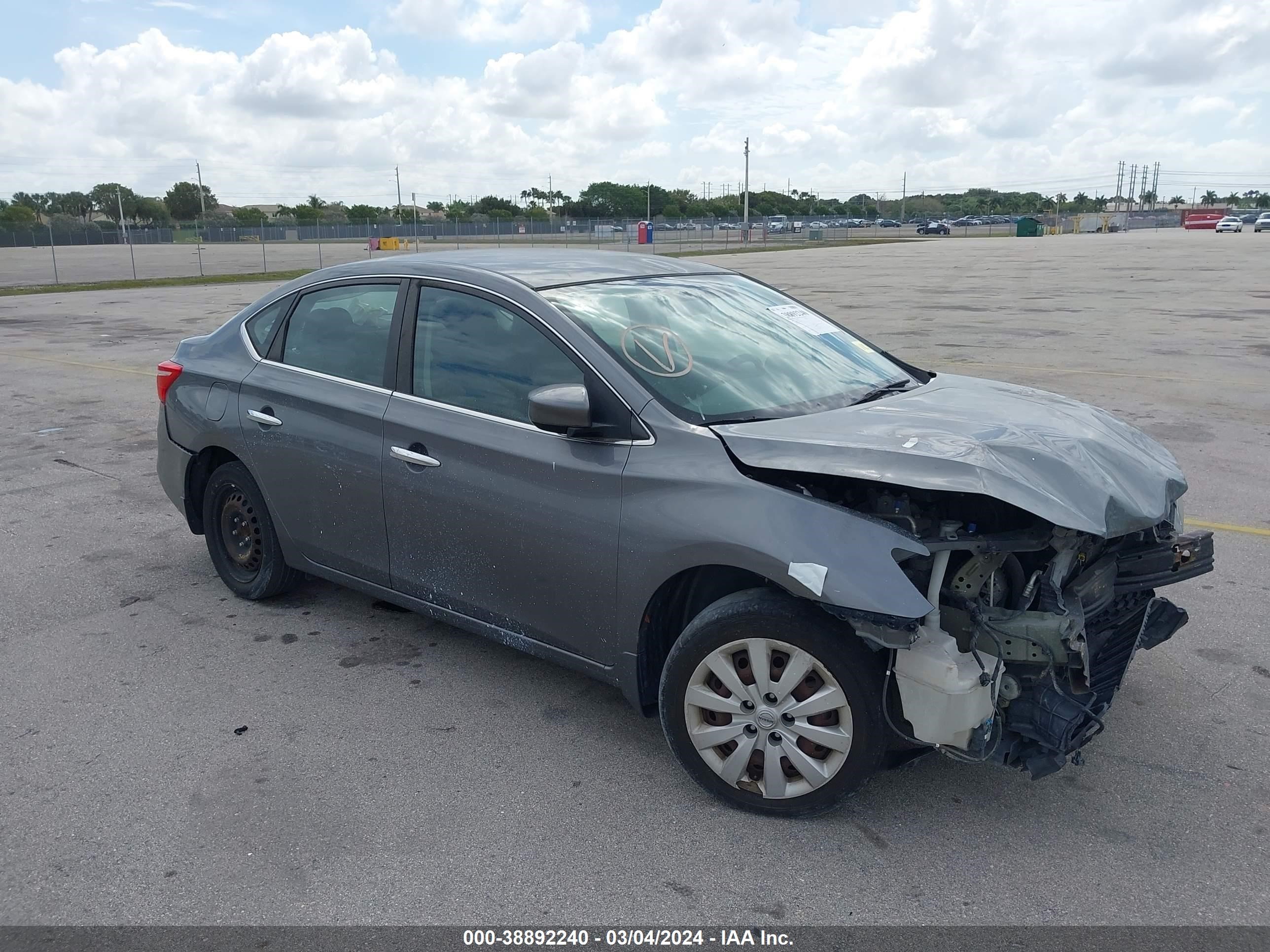 2016 Nissan Sentra S vin: 3N1AB7AP0GY318013