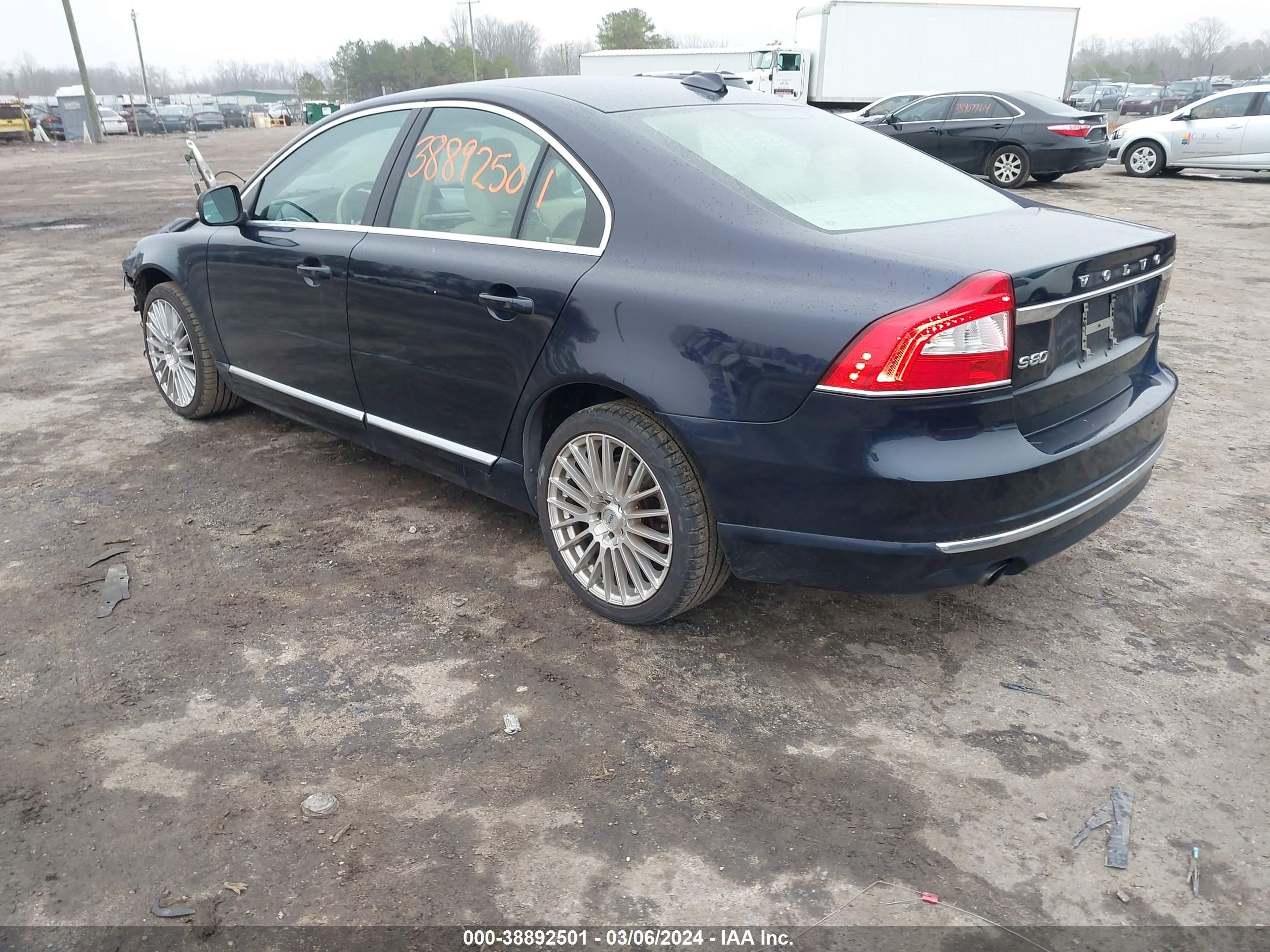 2016 Volvo S80 T5 Drive-E vin: YV140MAK2G1196255