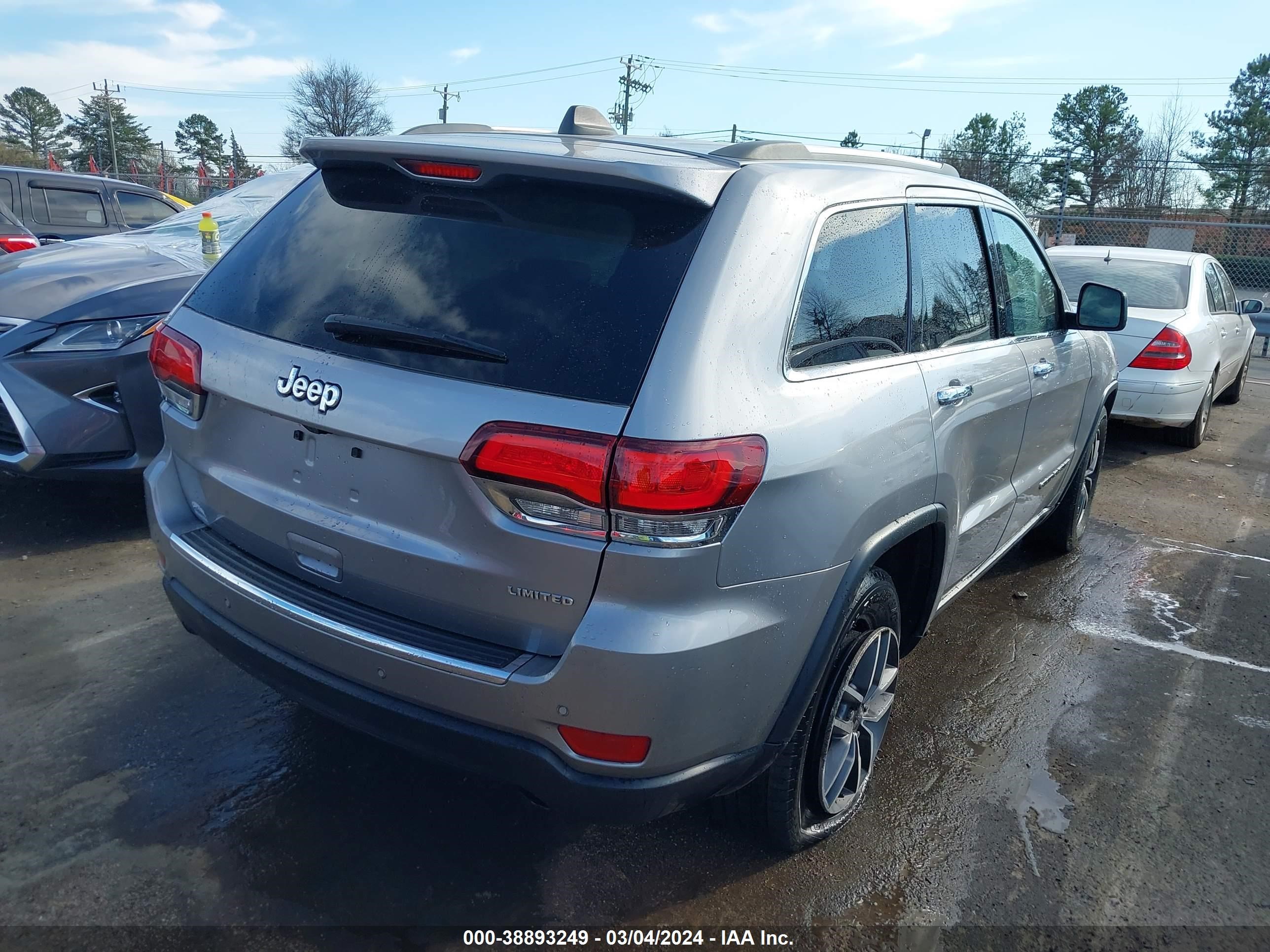 2021 Jeep Grand Cherokee Limited 4X2 vin: 1C4RJEBG1MC679289