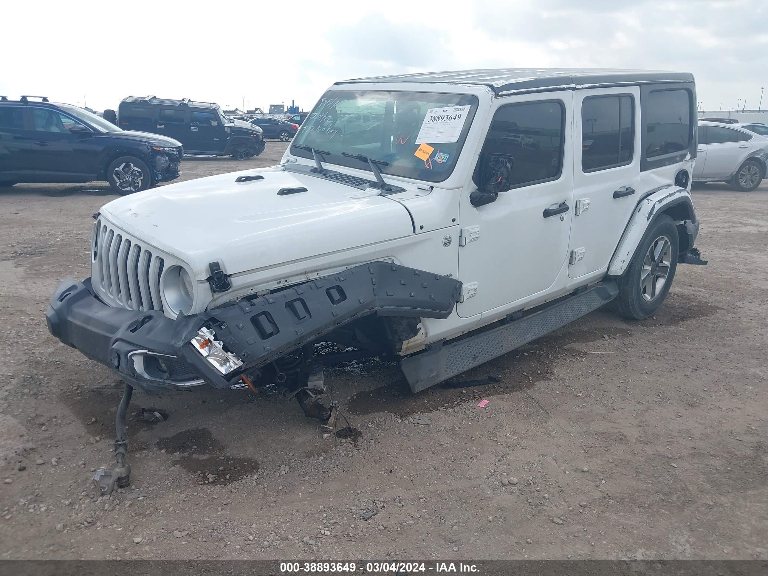 2019 Jeep Wrangler Unlimited Sahara 4X4 vin: 1C4HJXEN9KW682342