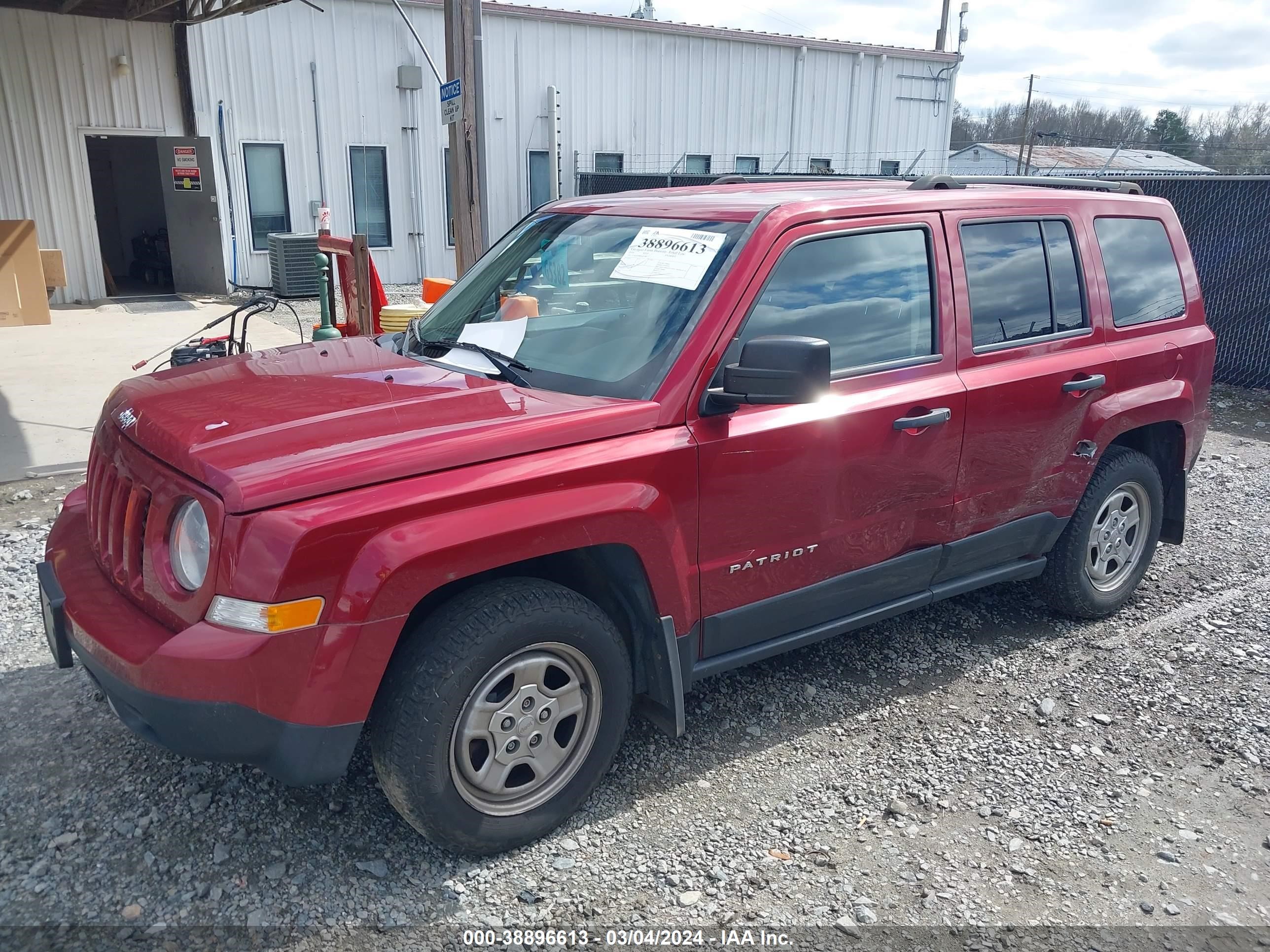 2016 Jeep Patriot Sport vin: 1C4NJPBB4GD548225