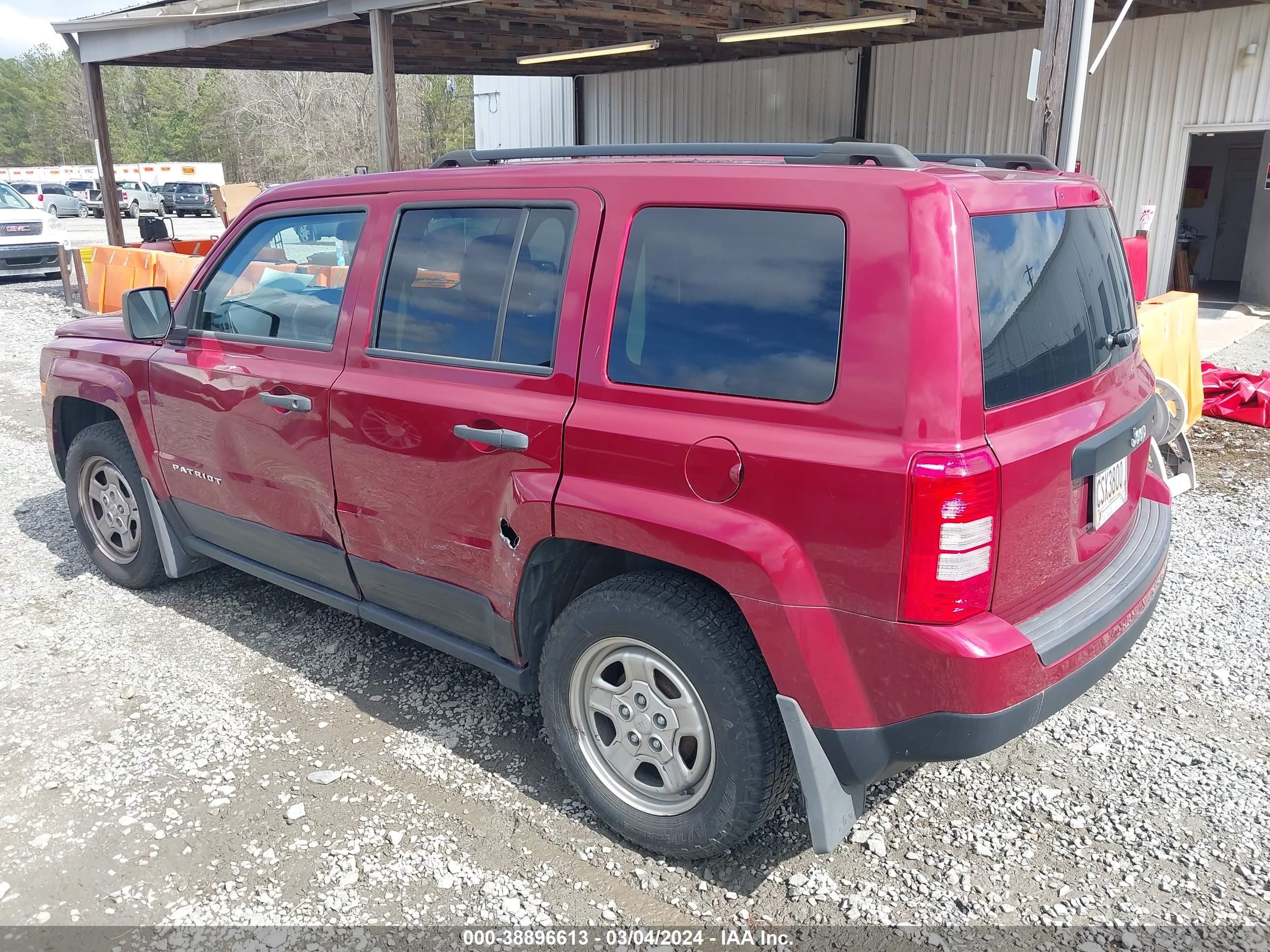 2016 Jeep Patriot Sport vin: 1C4NJPBB4GD548225