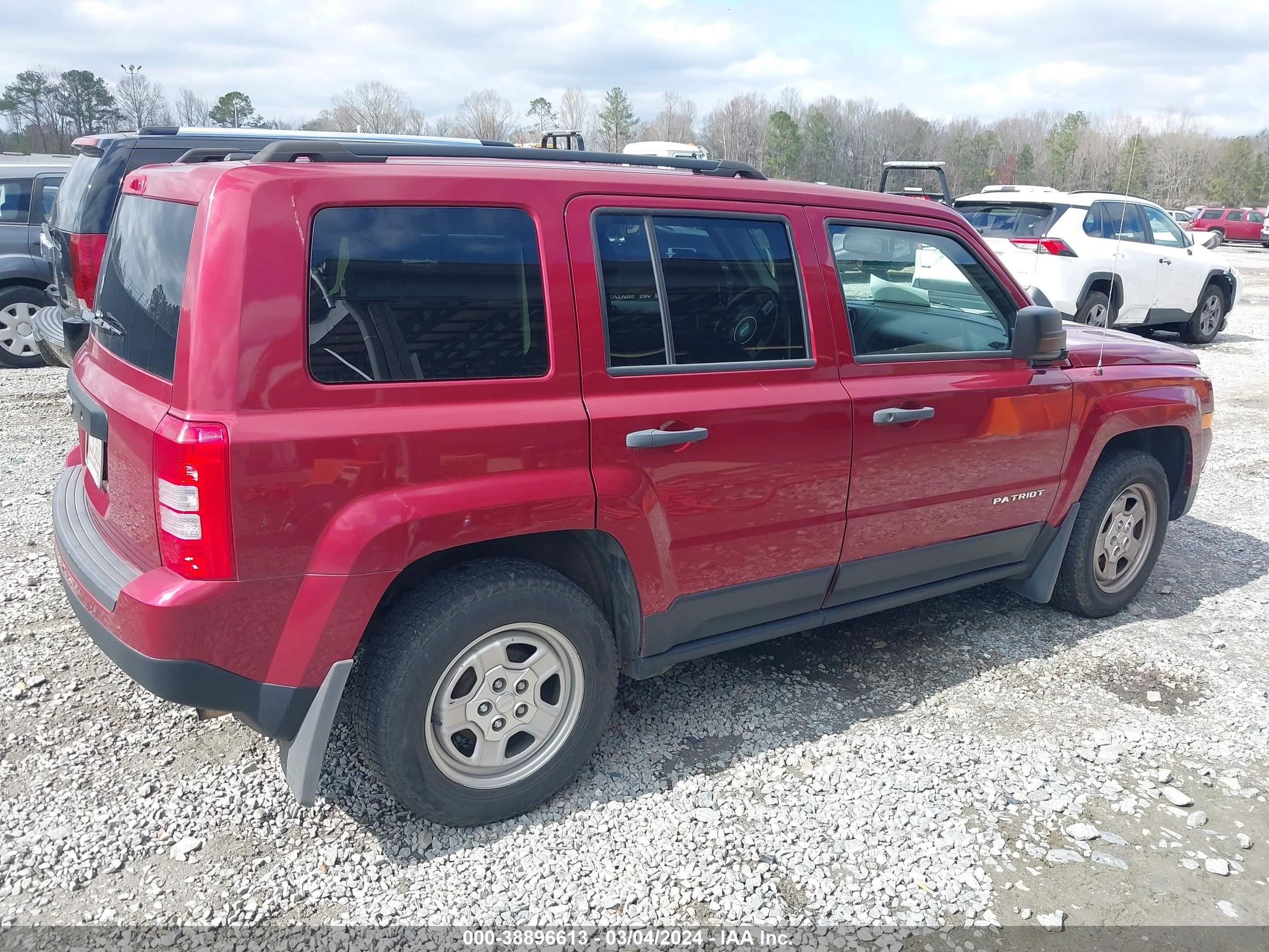 2016 Jeep Patriot Sport vin: 1C4NJPBB4GD548225