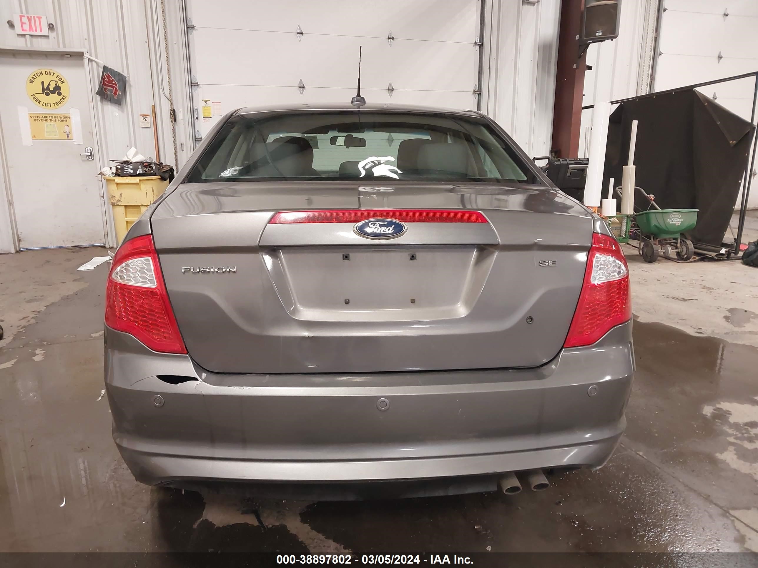 2012 Ford Fusion Se vin: 3FAHP0HA7CR177909