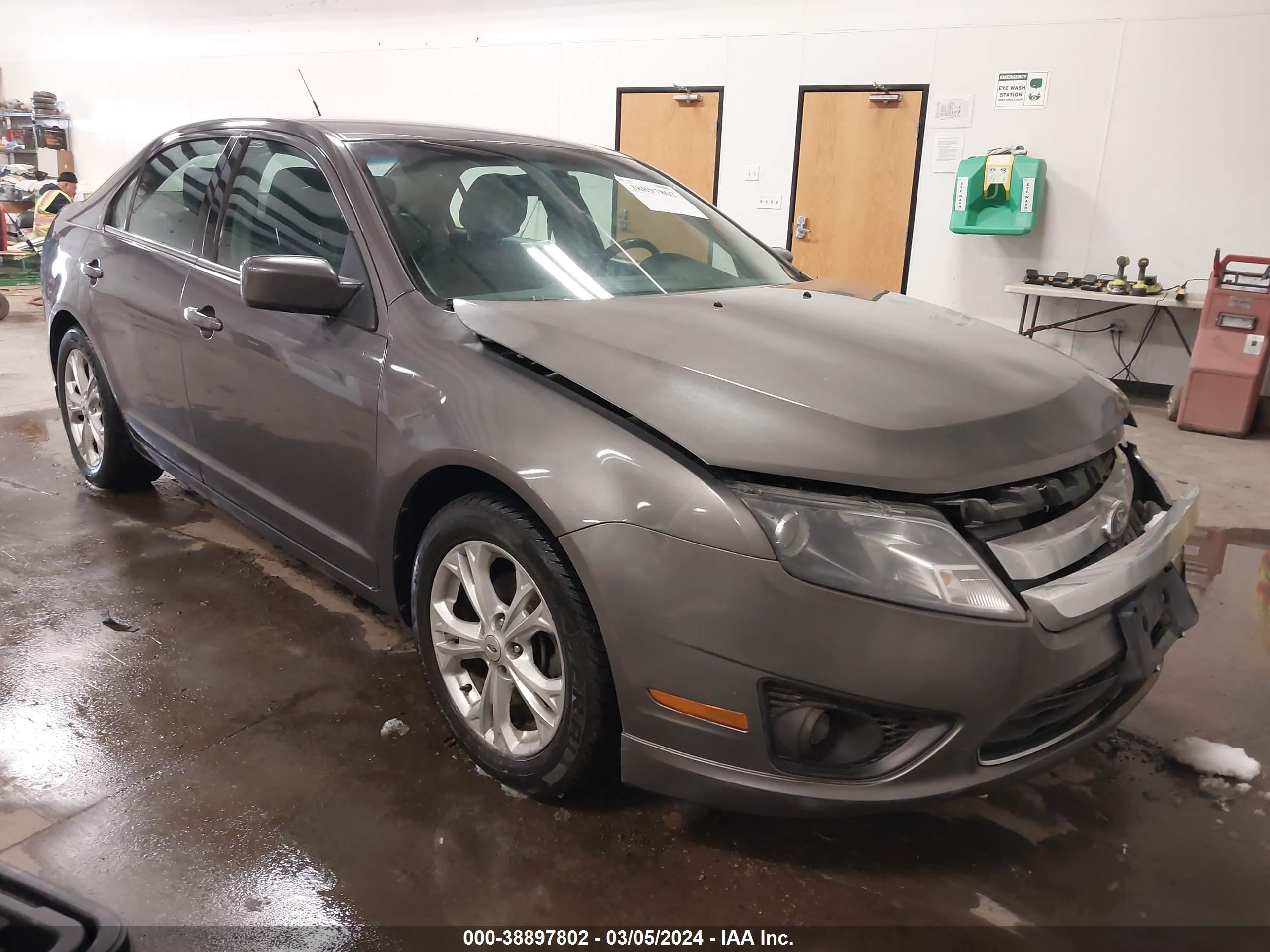 2012 Ford Fusion Se vin: 3FAHP0HA7CR177909