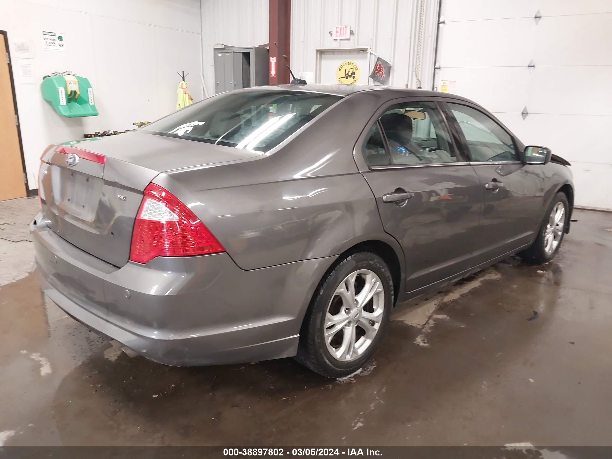 2012 Ford Fusion Se vin: 3FAHP0HA7CR177909