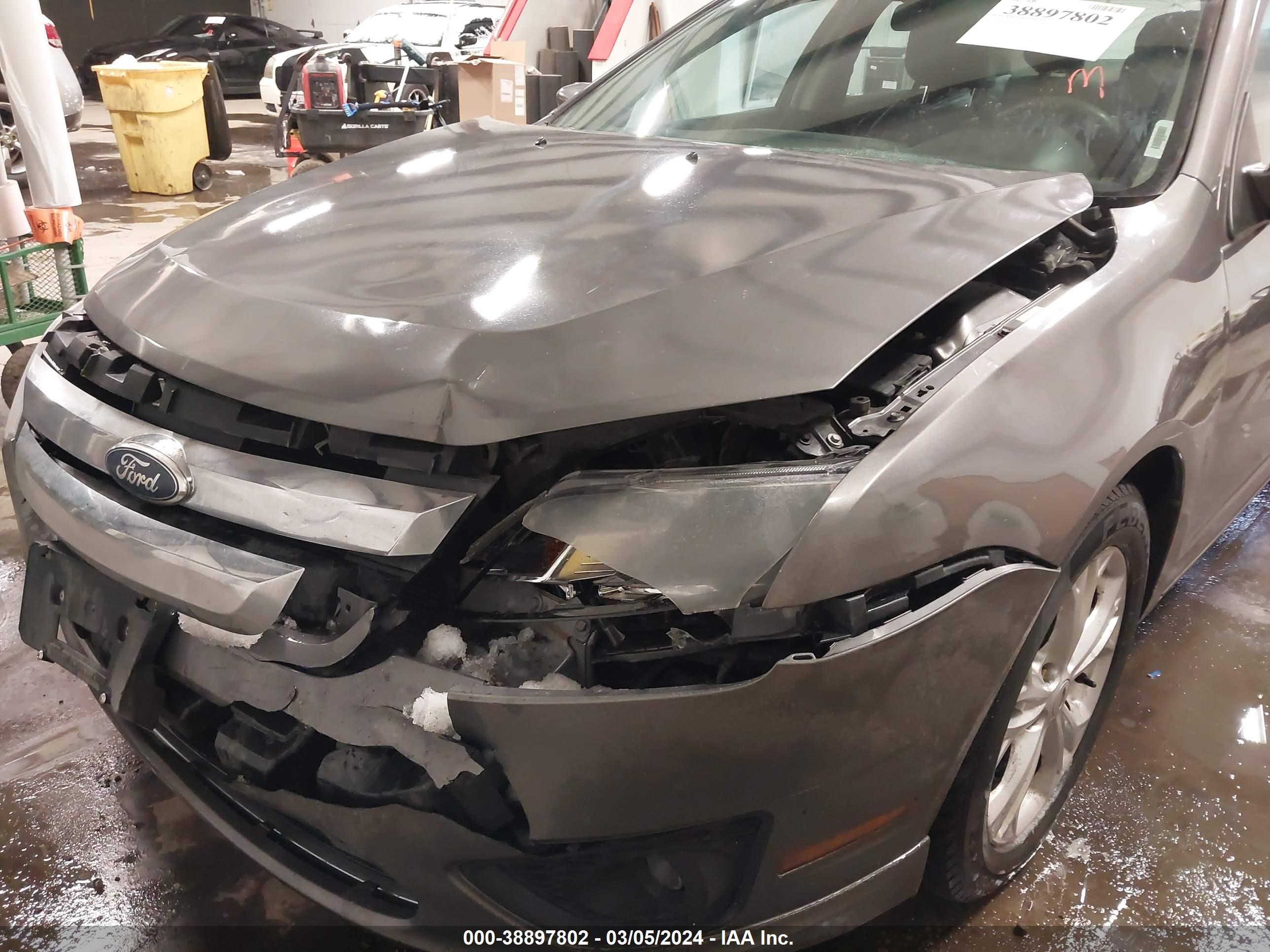 2012 Ford Fusion Se vin: 3FAHP0HA7CR177909