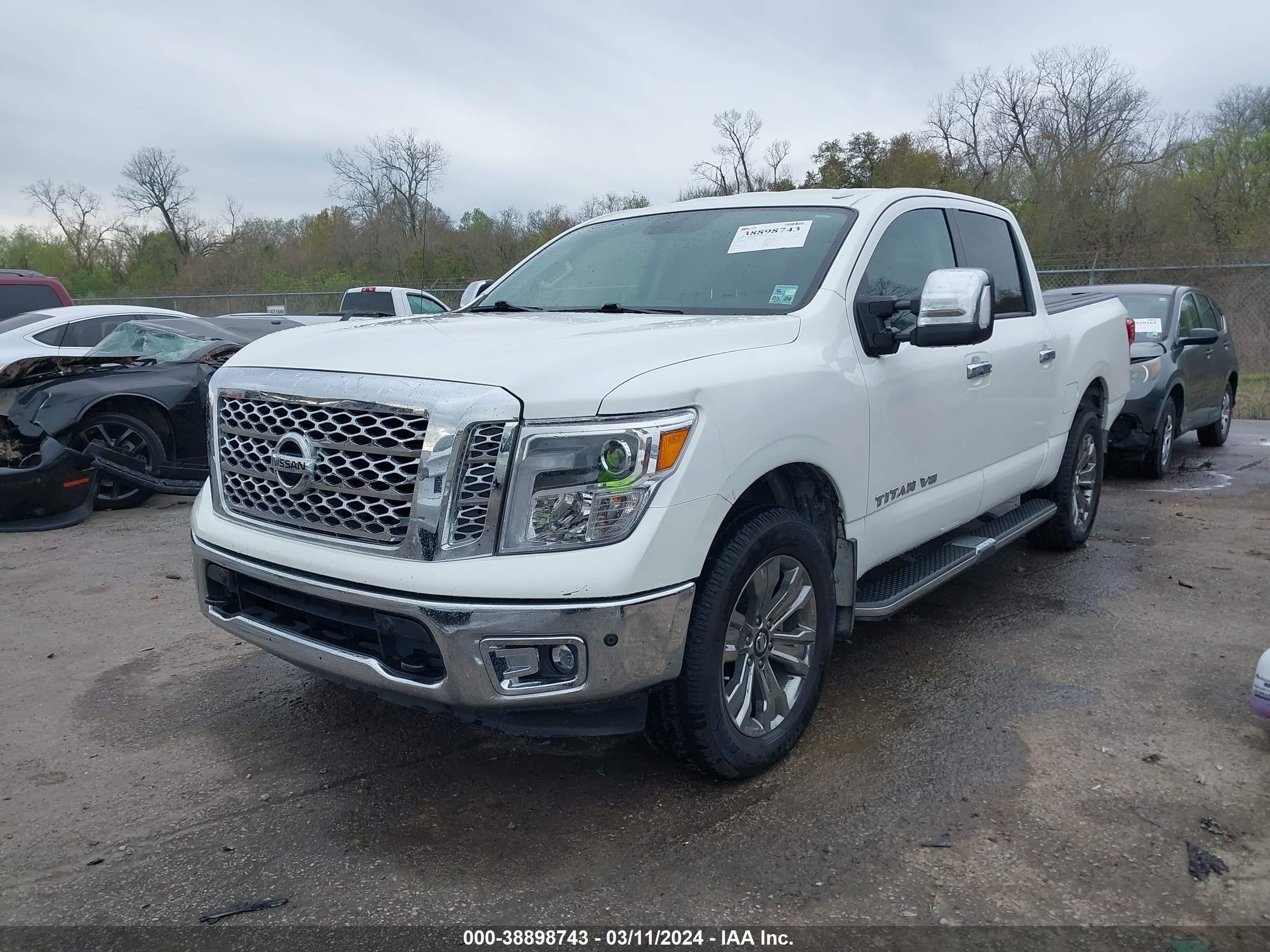 2018 Nissan Titan Sl vin: 1N6AA1E5XJN550030