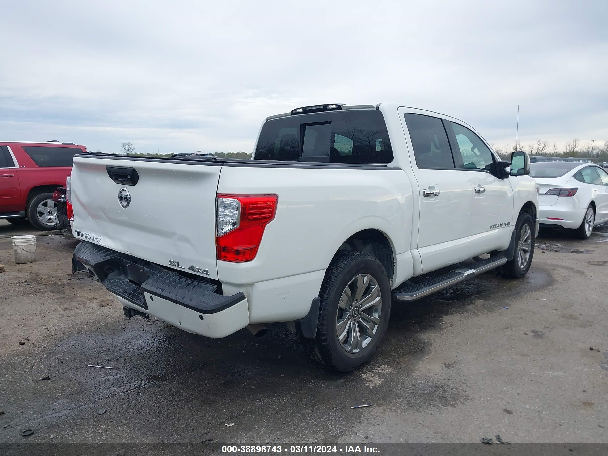 2018 Nissan Titan Sl vin: 1N6AA1E5XJN550030