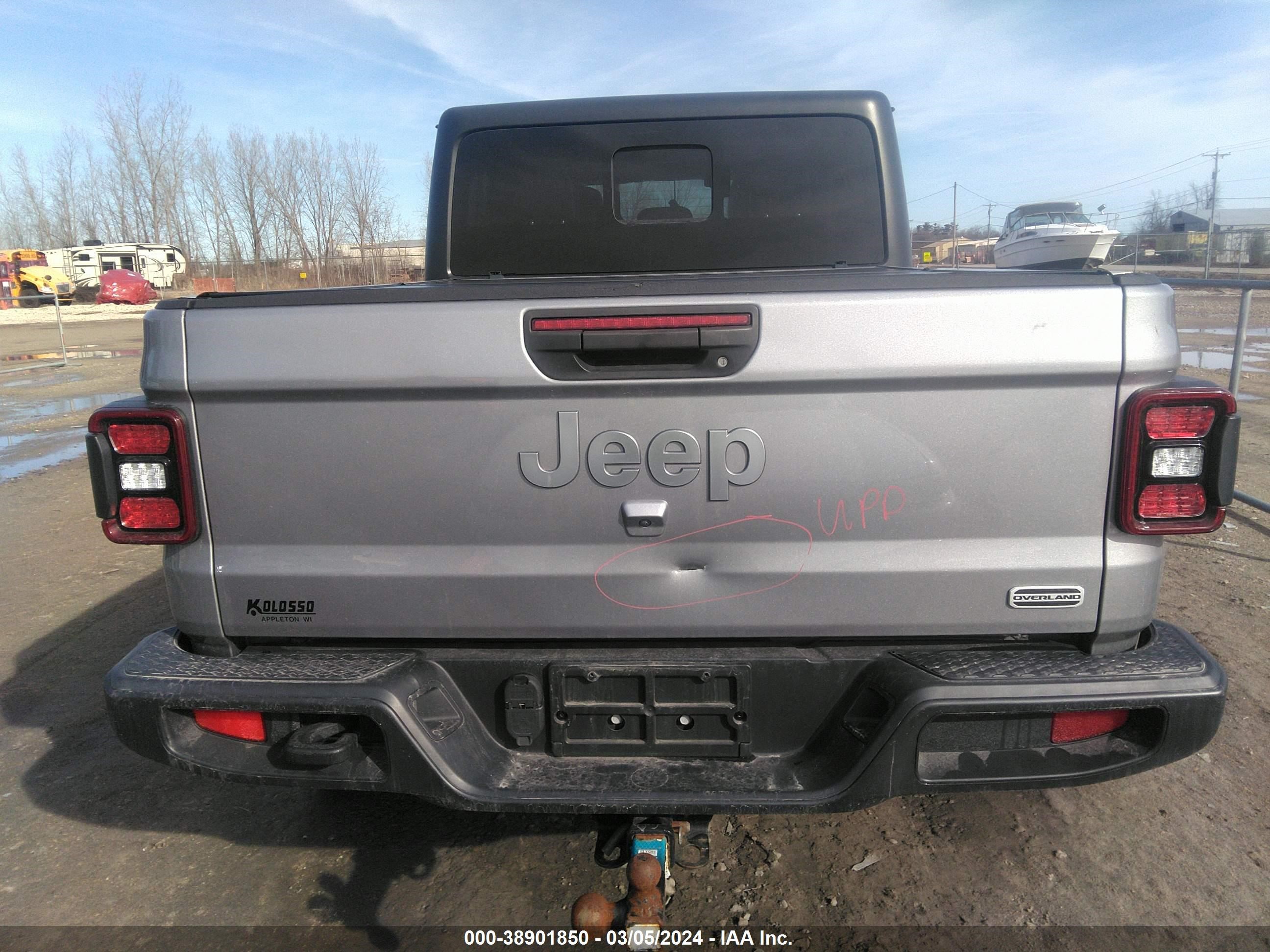 2020 Jeep Gladiator Overland 4X4 vin: 1C6HJTFG4LL103695