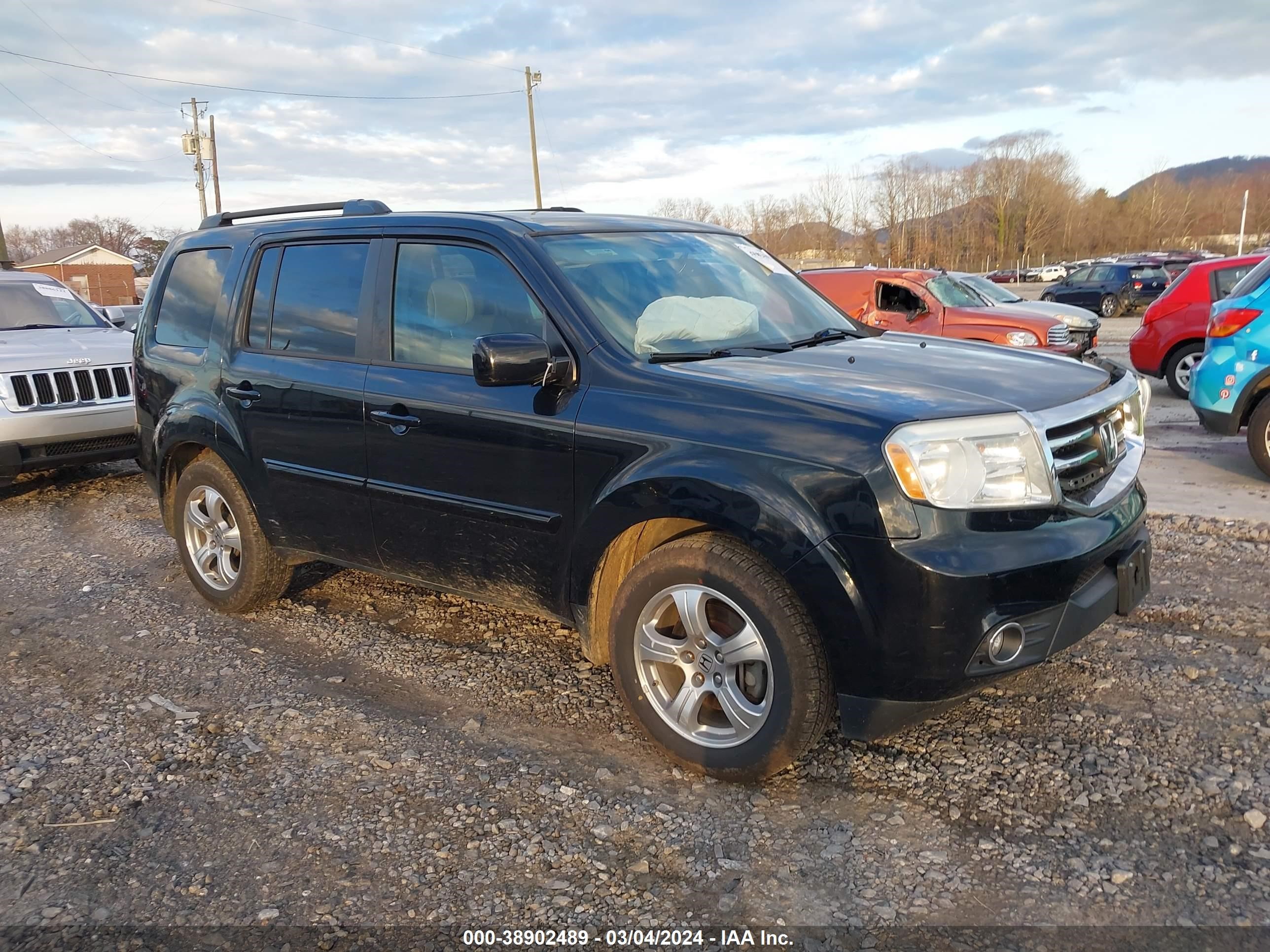 2014 Honda Pilot Ex-L vin: 5FNYF4H50EB010903