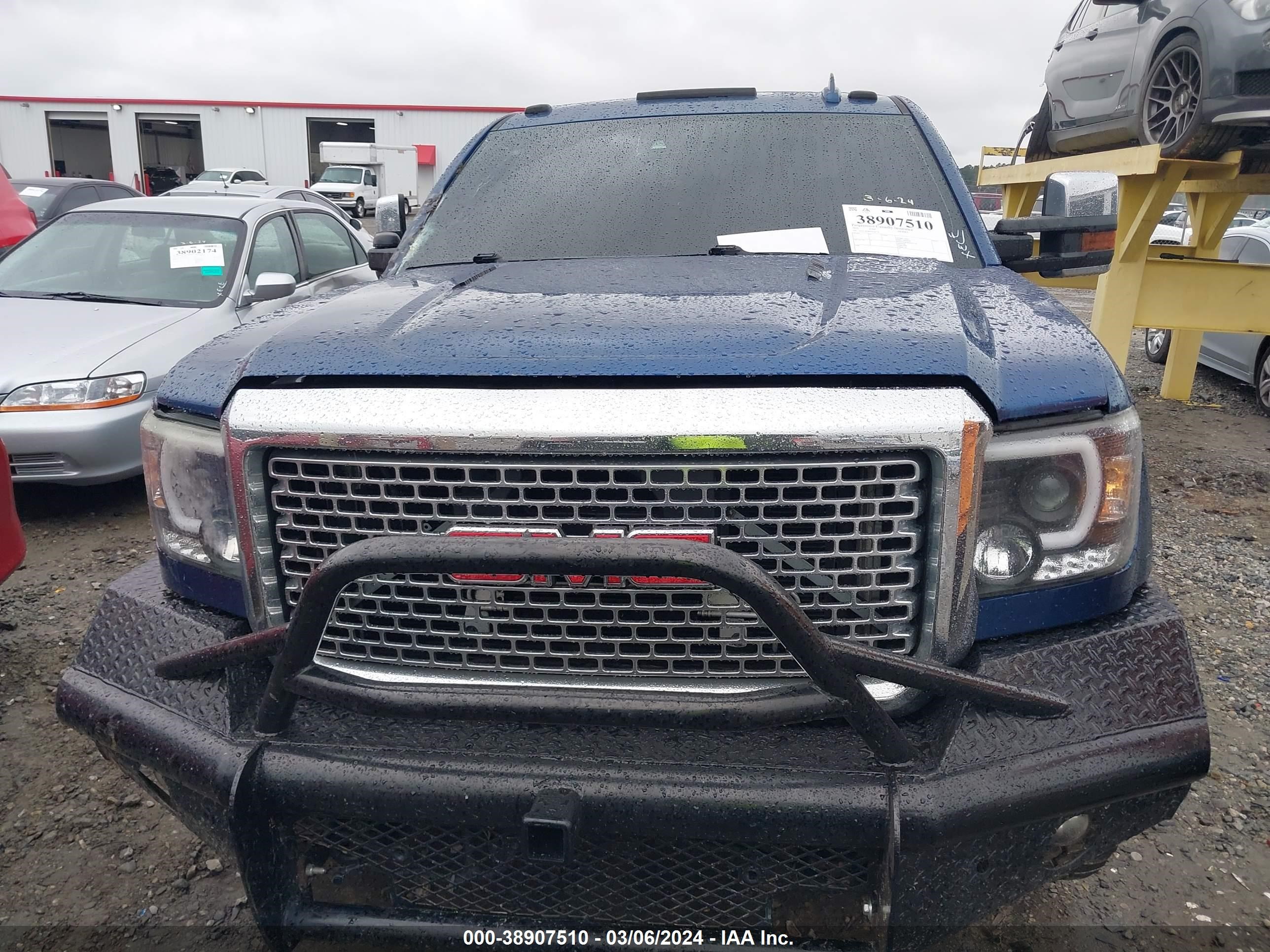 2015 GMC Sierra 2500Hd Denali vin: 1GT120E80FF624738