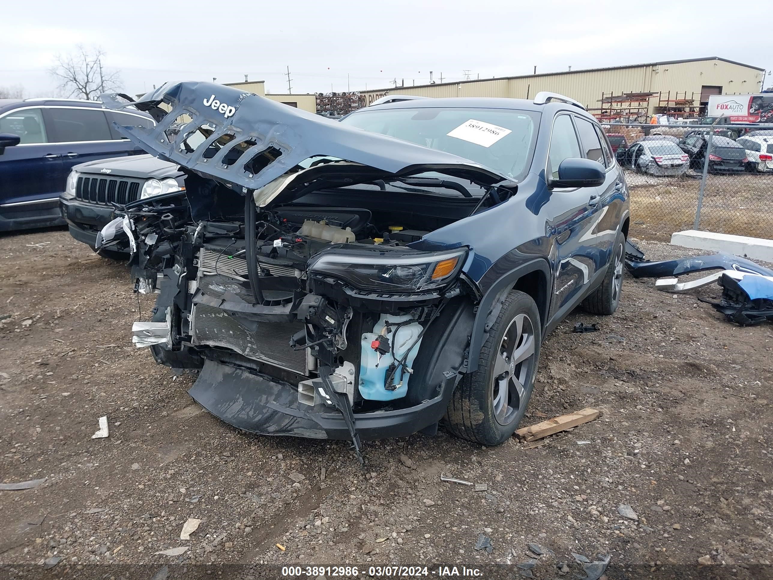 2019 Jeep Cherokee Limited Fwd vin: 1C4PJLDB3KD370279