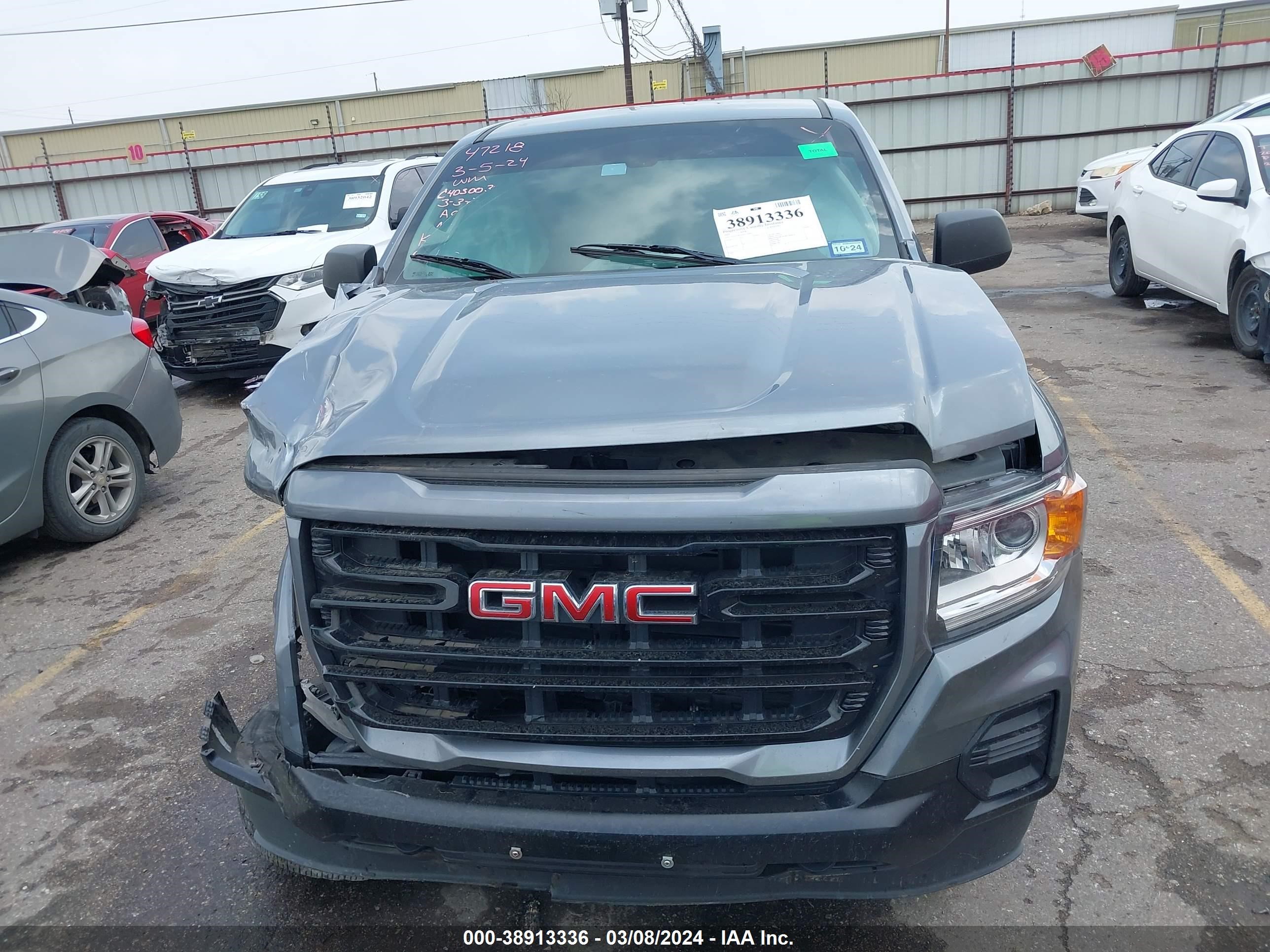 2021 GMC Canyon 2Wd Short Box Elevation Standard vin: 1GTG5BEA2M1138961