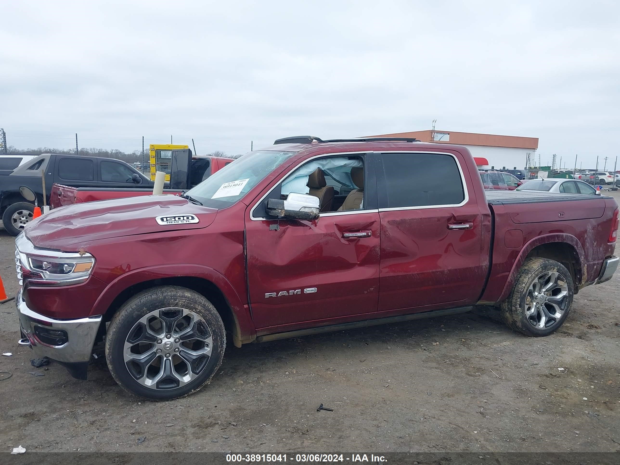 2019 Ram 1500 Longhorn 4X2 5'7 Box vin: 1C6RREKT6KN679075