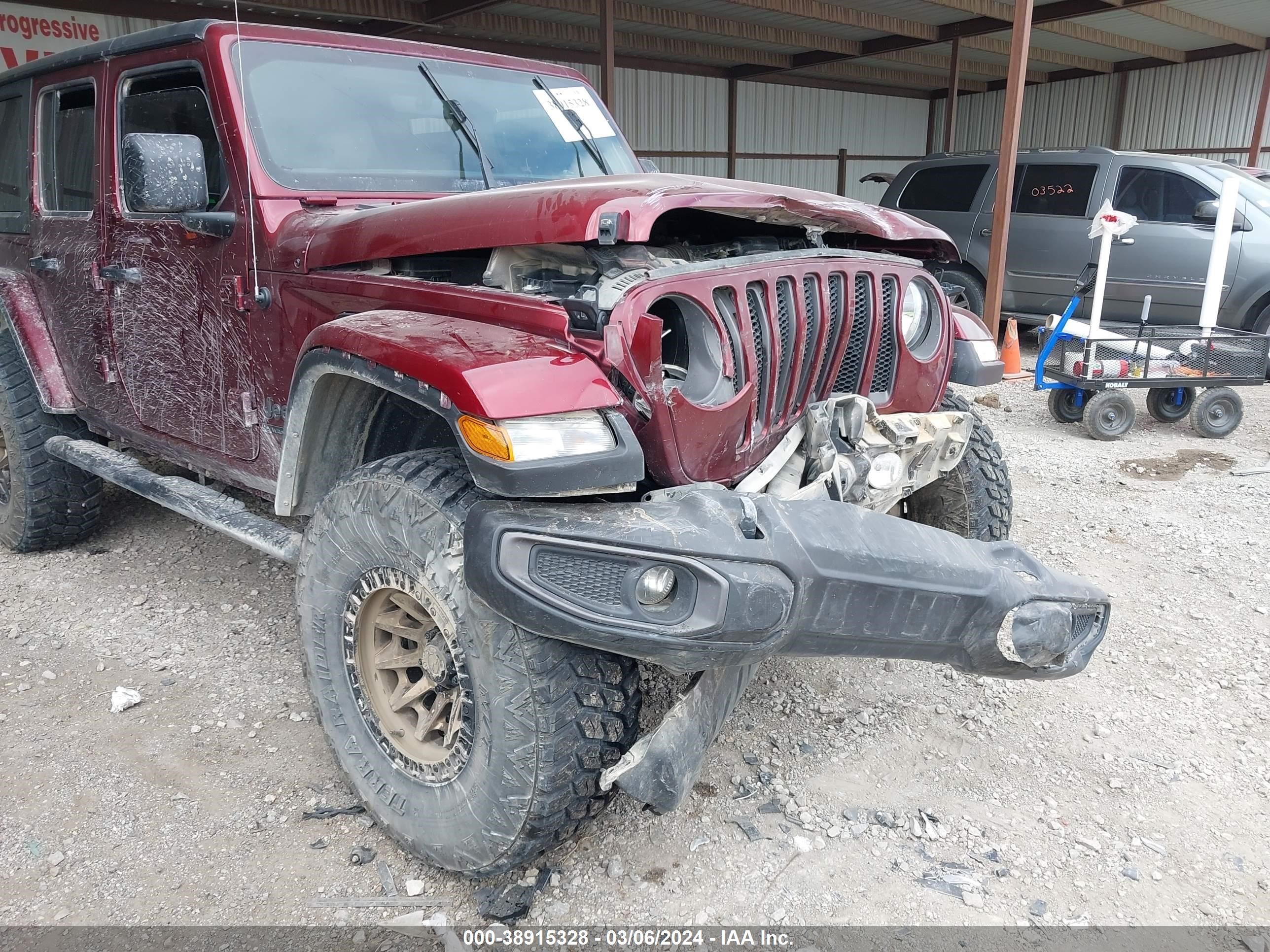 2021 Jeep Wrangler Unlimited 80Th Anniversary 4X4 vin: 1C4HJXDG3MW589192