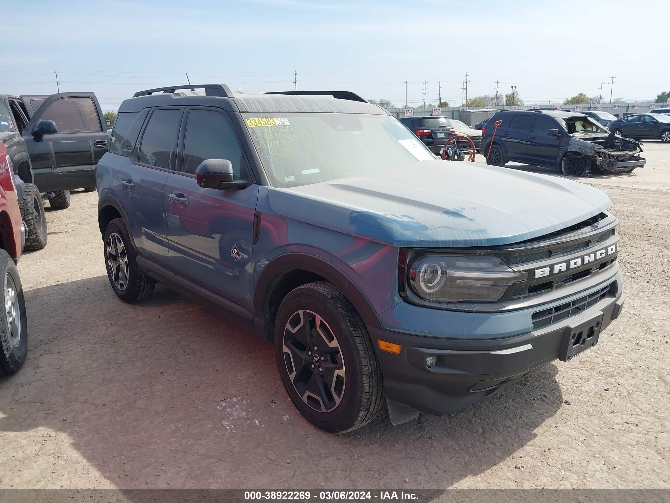 2021 Ford Bronco Sport Outer Banks vin: 3FMCR9C61MRA99792