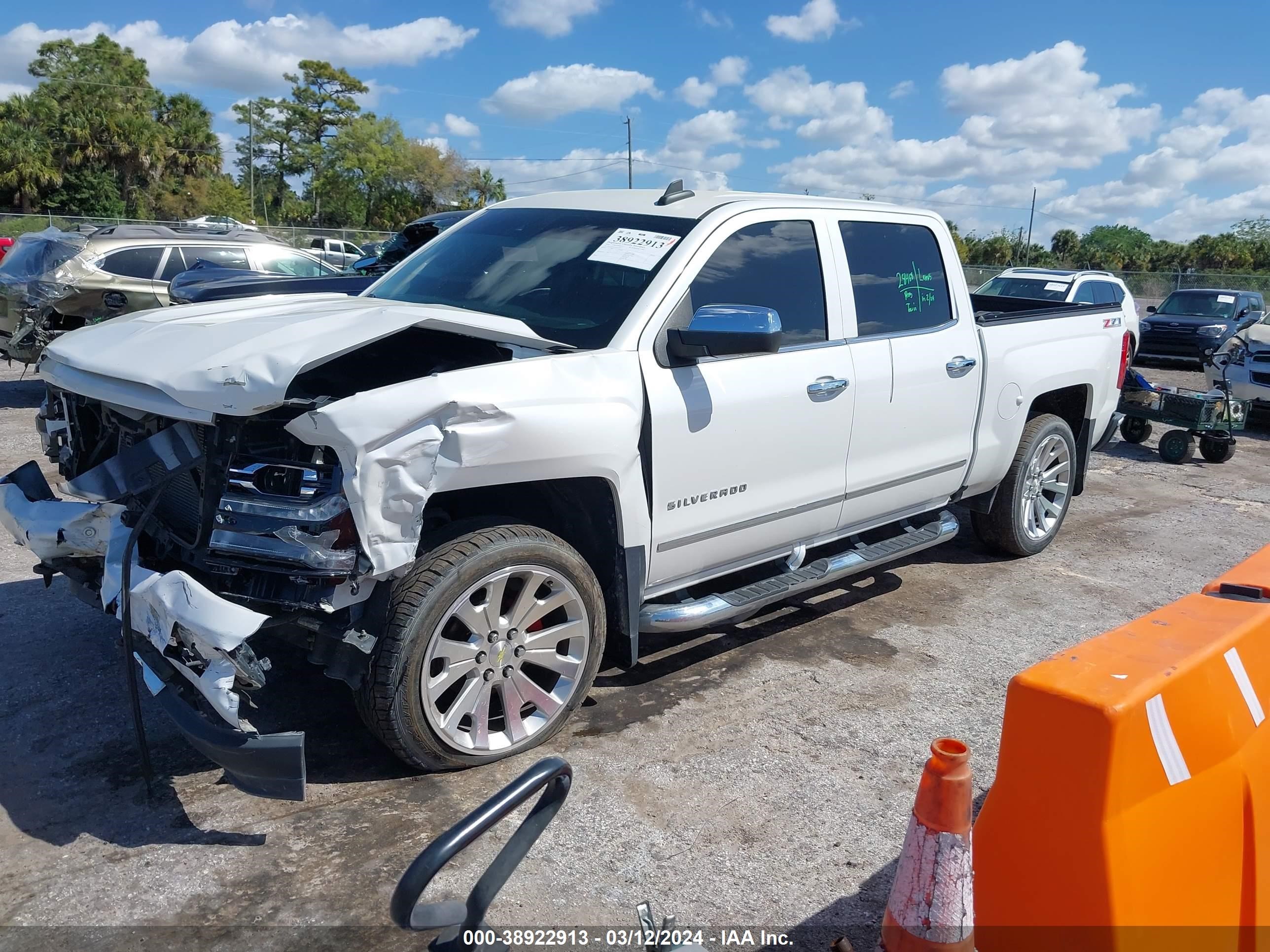 2016 Chevrolet Silverado 1500 2Lz vin: 3GCUKSEC4GG367306