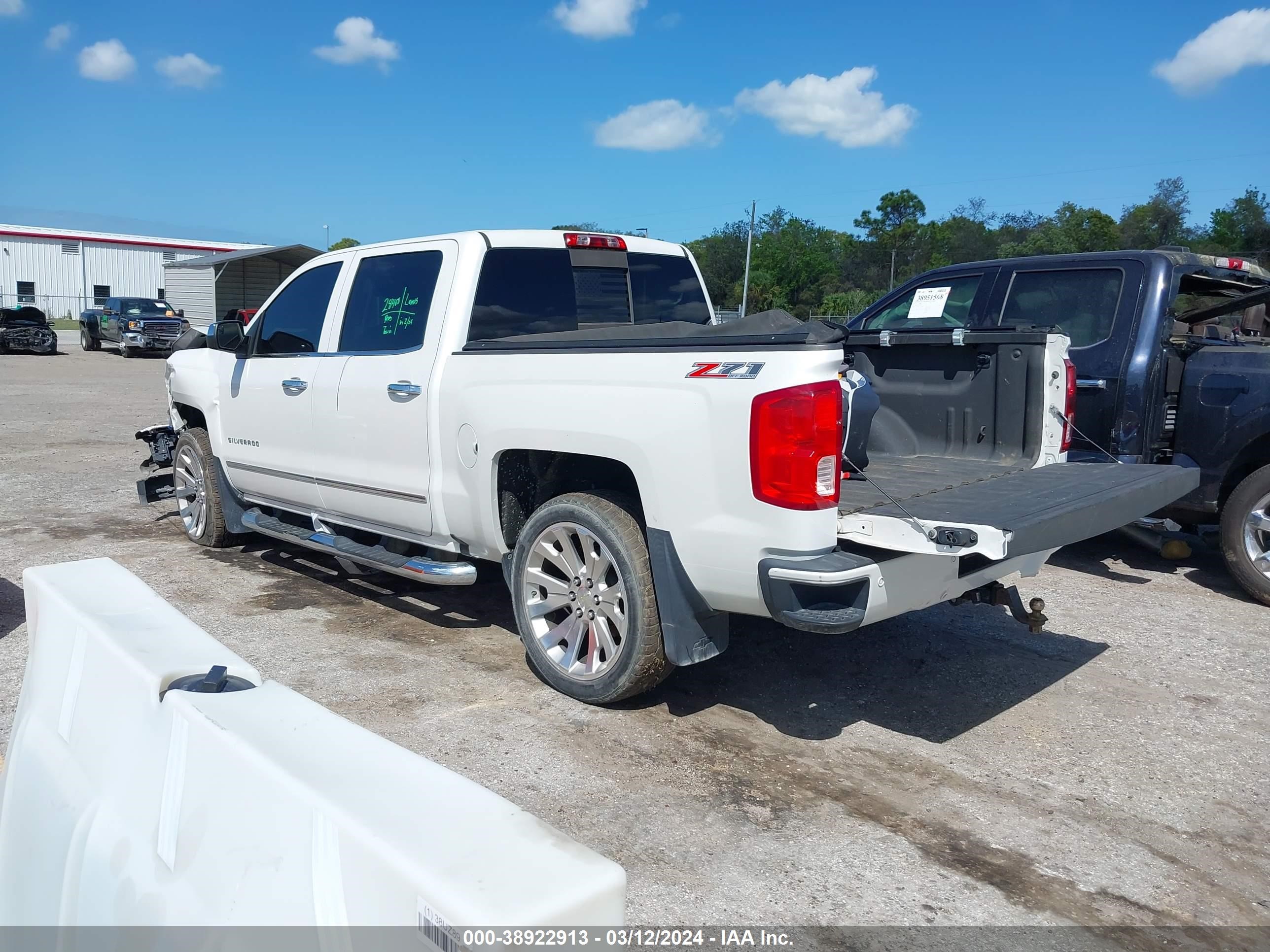 2016 Chevrolet Silverado 1500 2Lz vin: 3GCUKSEC4GG367306