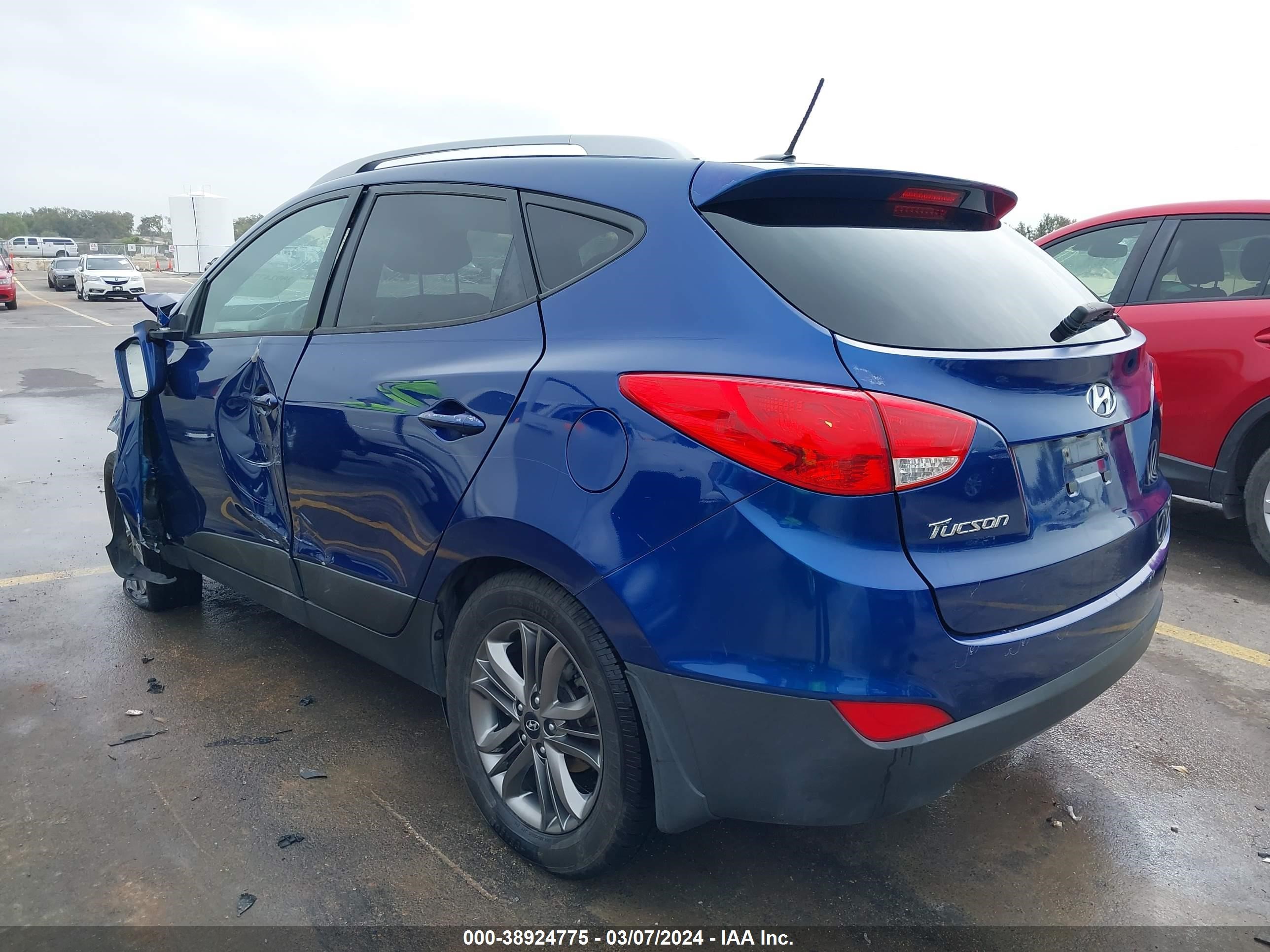 2014 Hyundai Tucson Se vin: KM8JU3AGXEU866807