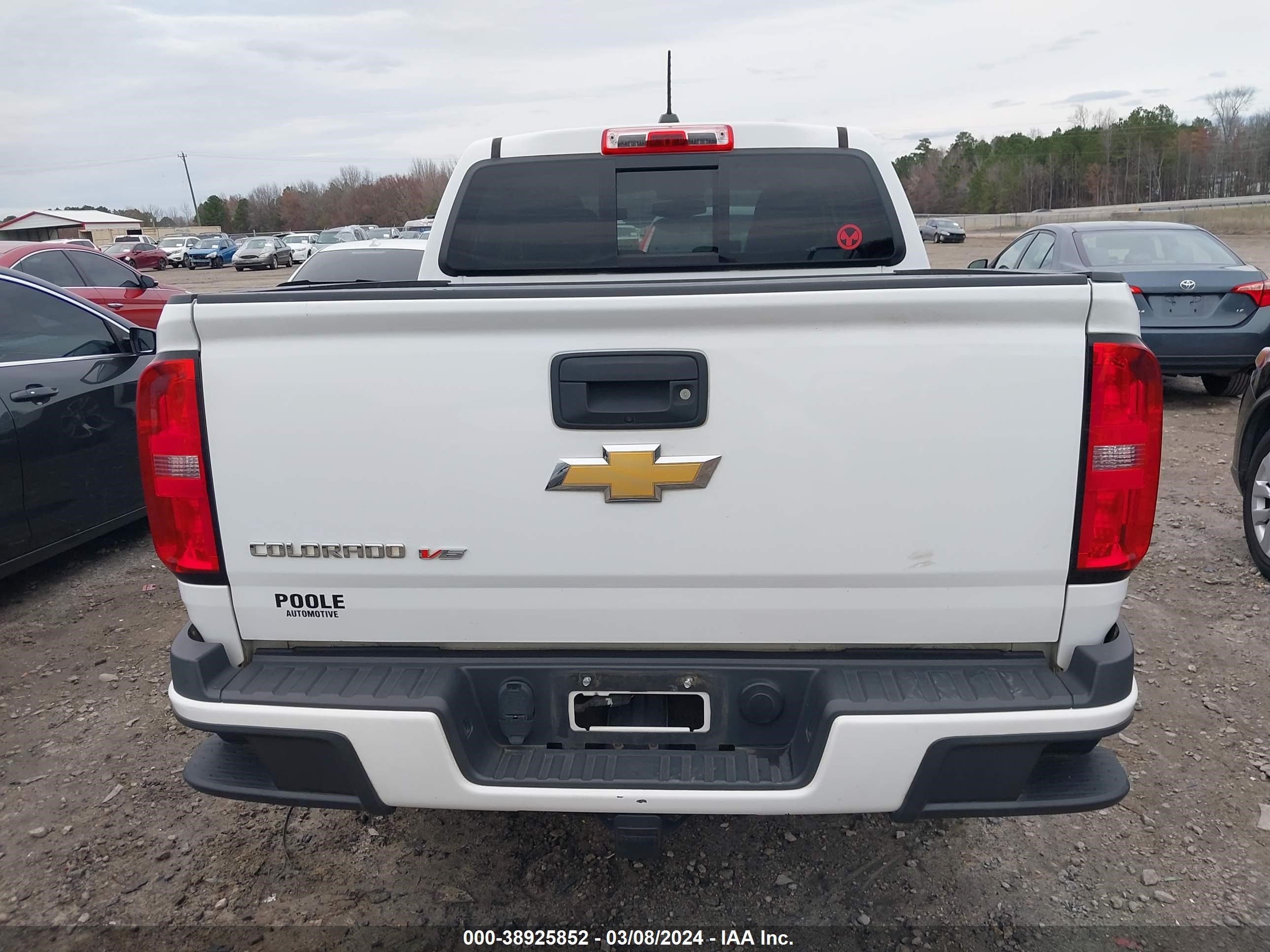 2018 Chevrolet Colorado Z71 vin: 1GCGTDEN5J1242361