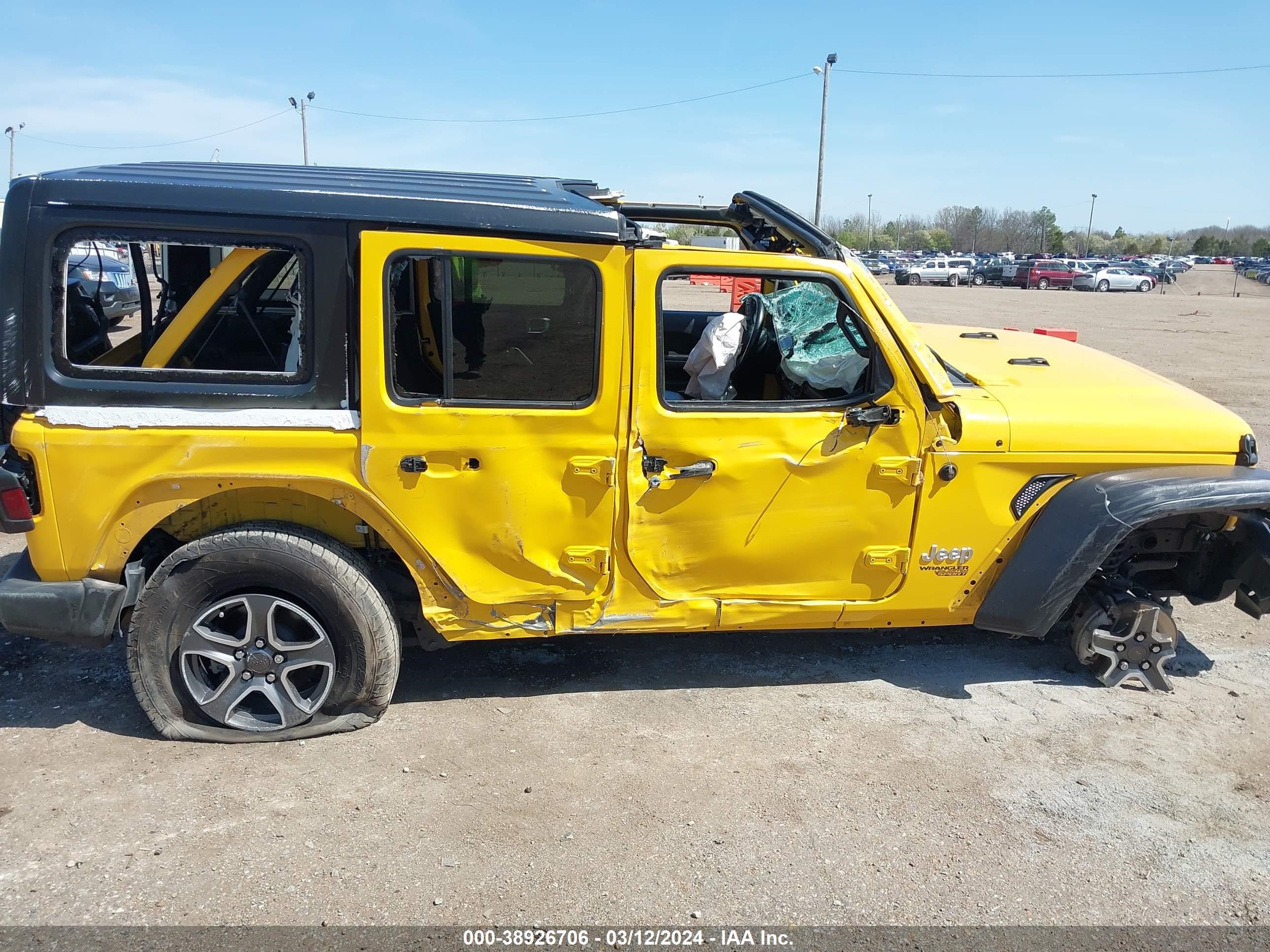 2021 Jeep Wrangler Unlimited Sport S 4X4 vin: 1C4HJXDN9MW502166