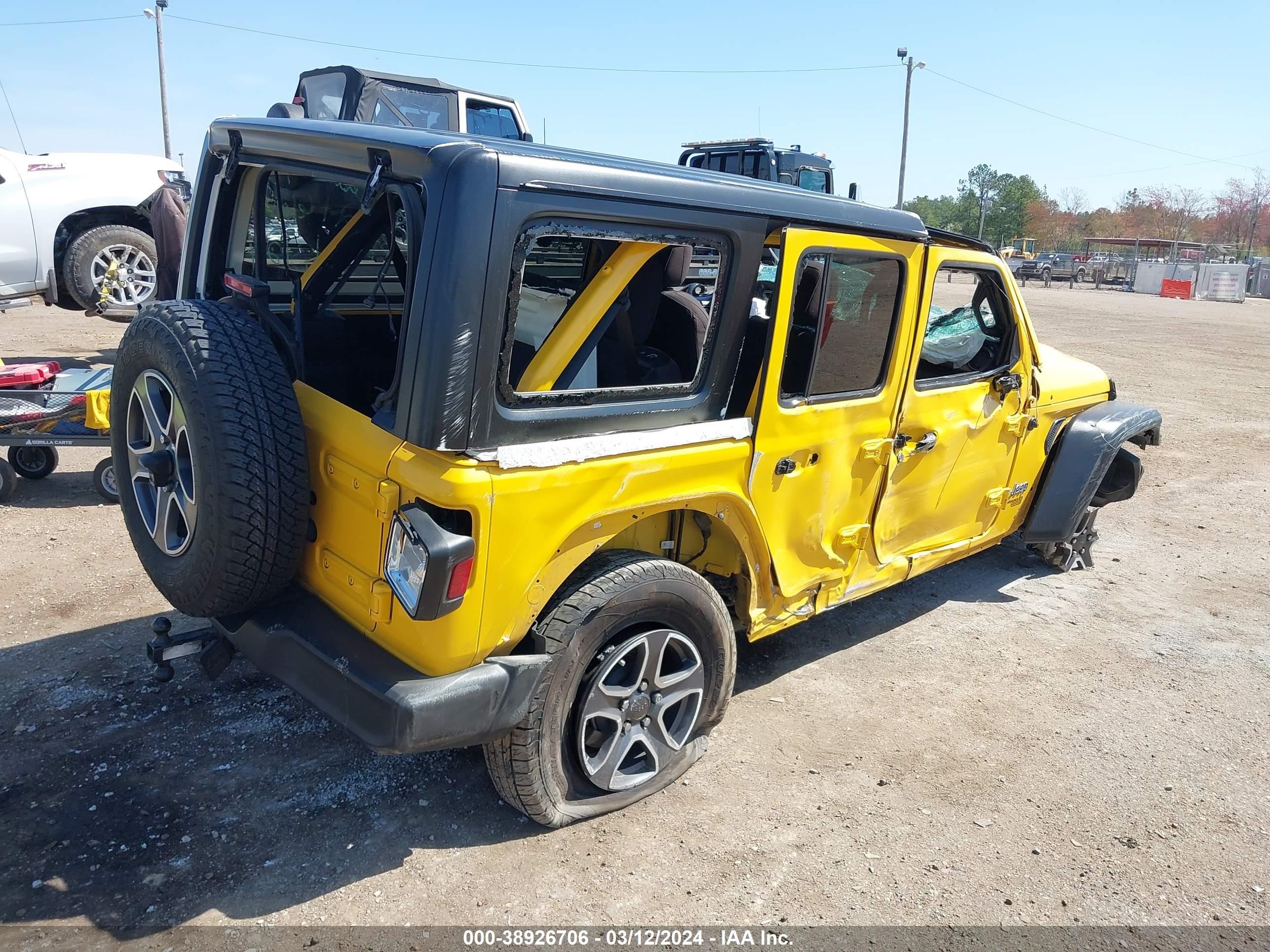 2021 Jeep Wrangler Unlimited Sport S 4X4 vin: 1C4HJXDN9MW502166