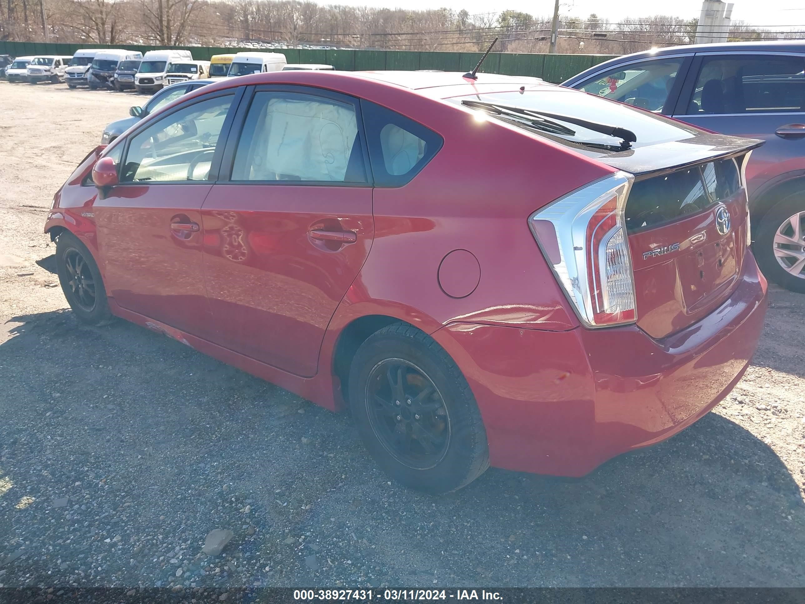 2013 Toyota Prius Two vin: JTDKN3DUXD0344143