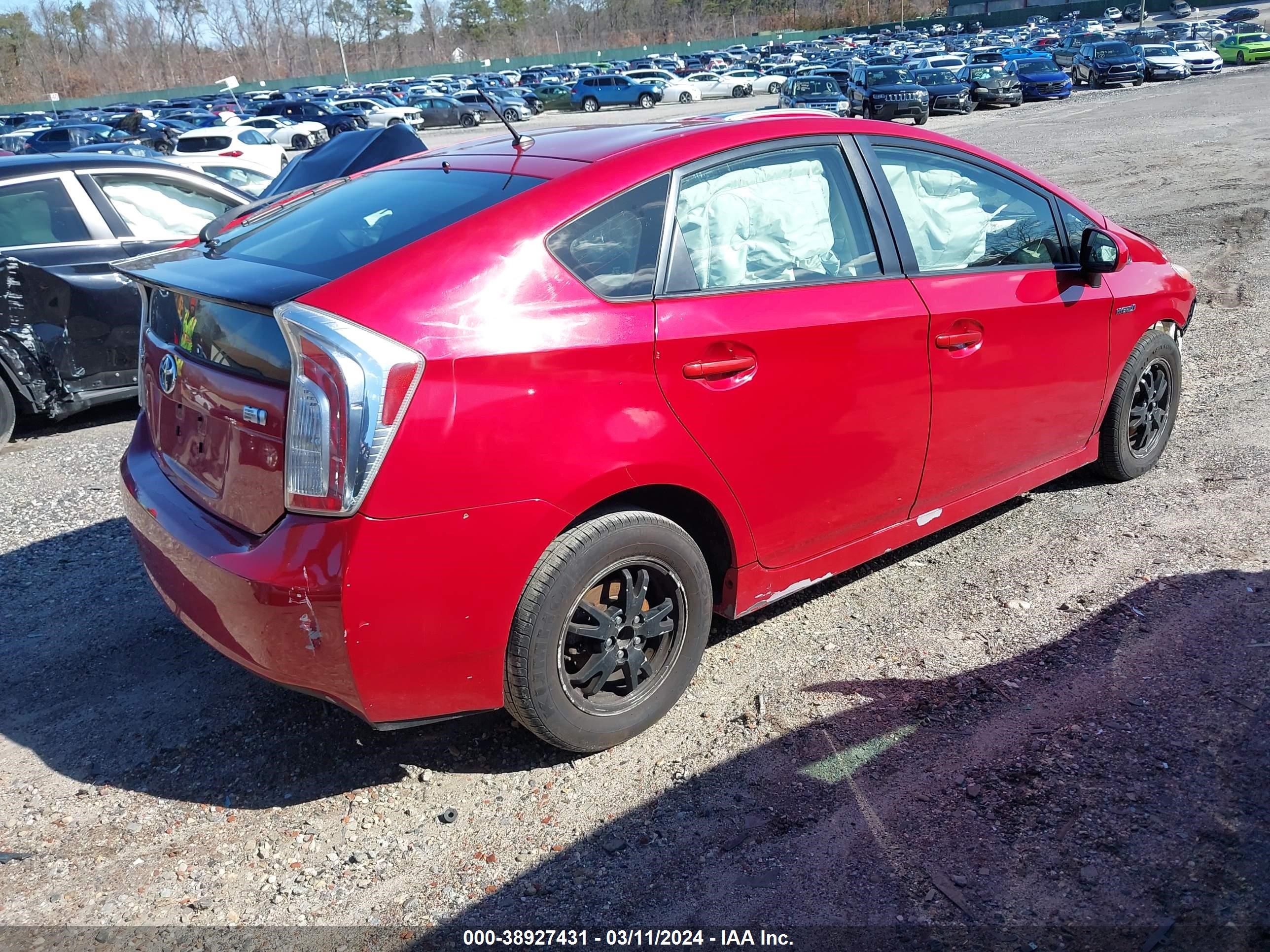 2013 Toyota Prius Two vin: JTDKN3DUXD0344143