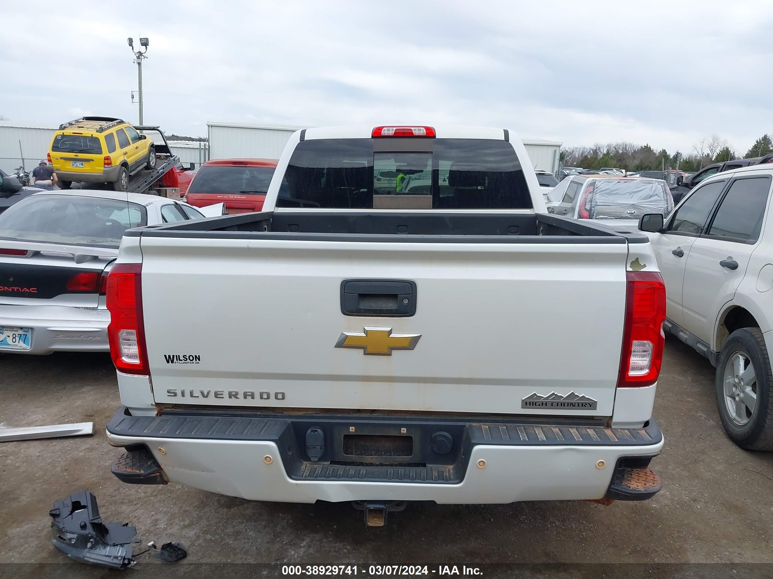 2017 Chevrolet Silverado 1500 High Country vin: 3GCUKTEJ1HG186525