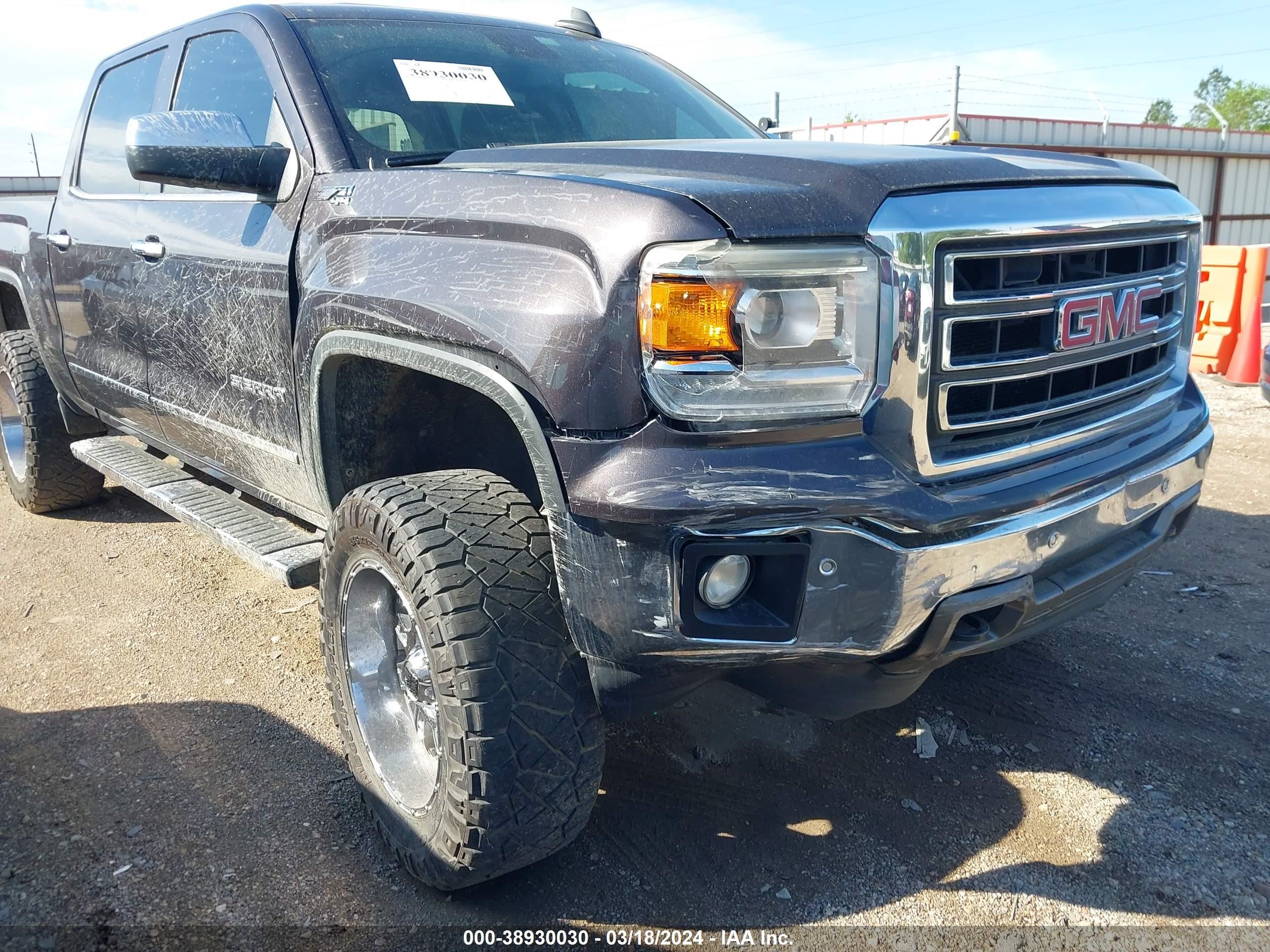 2015 GMC Sierra 1500 Slt vin: 3GTU2VEC7FG283979