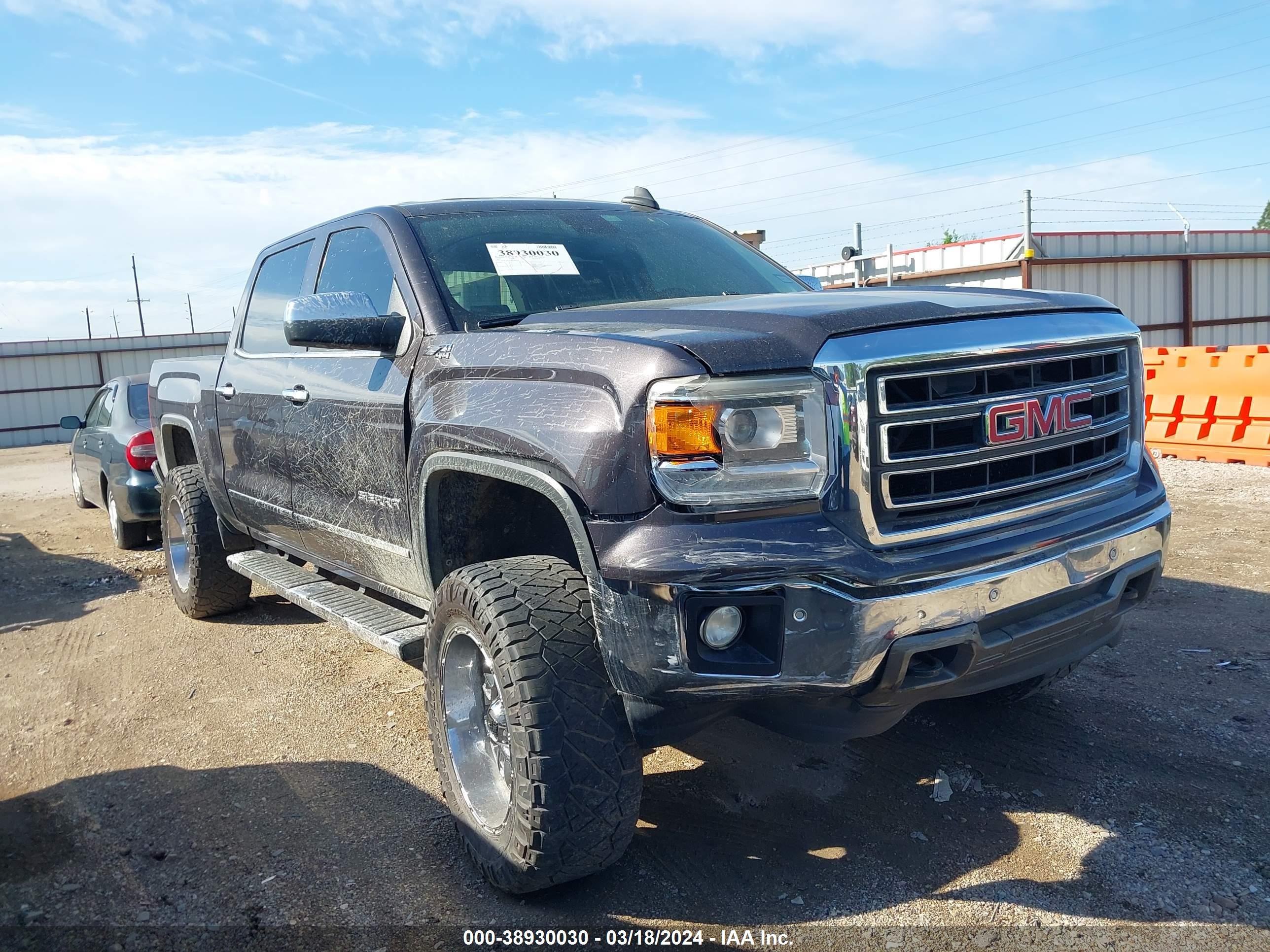 2015 GMC Sierra 1500 Slt vin: 3GTU2VEC7FG283979