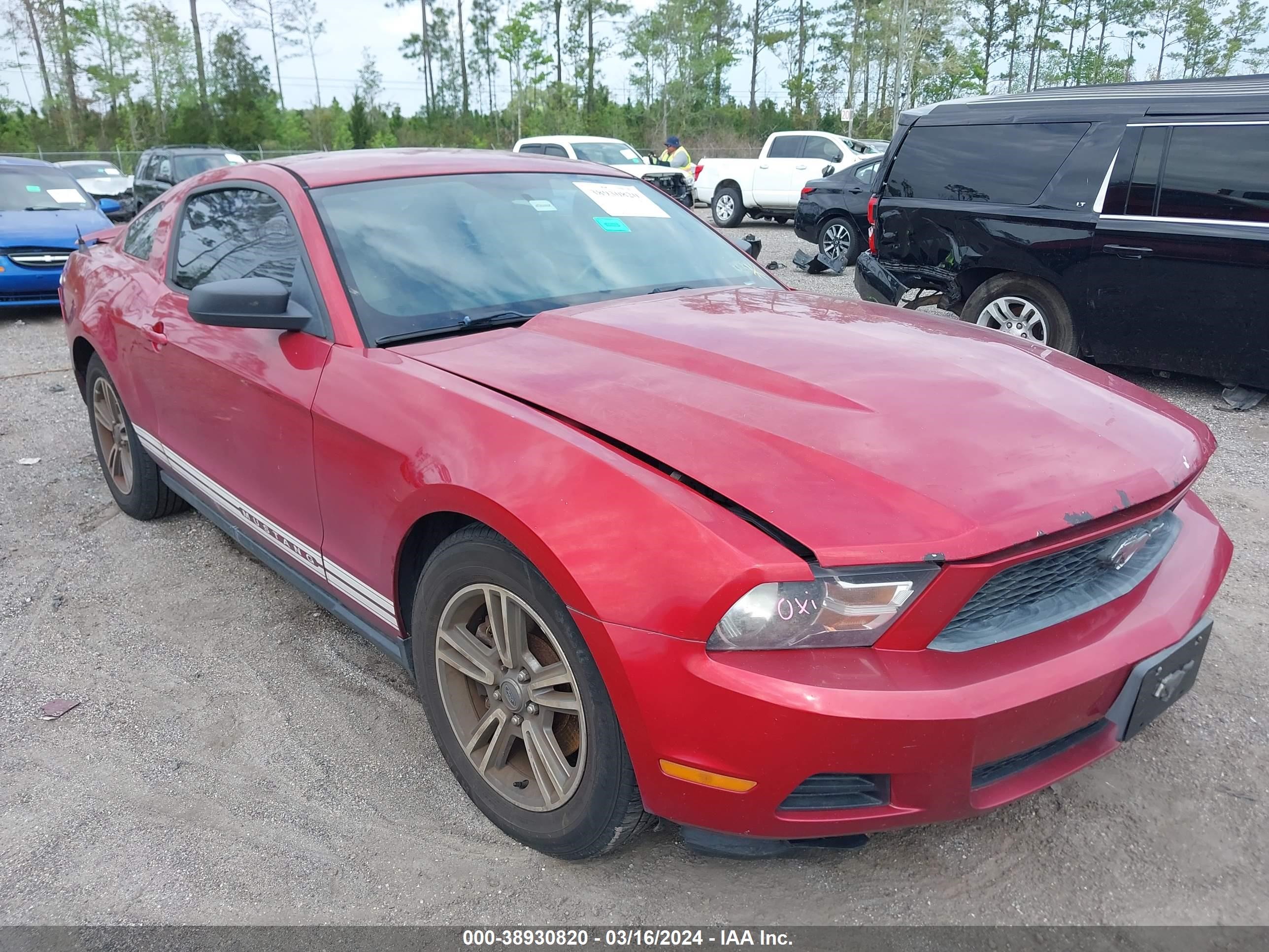 2012 Ford Mustang V6 Premium vin: 1ZVBP8AM8C5226814