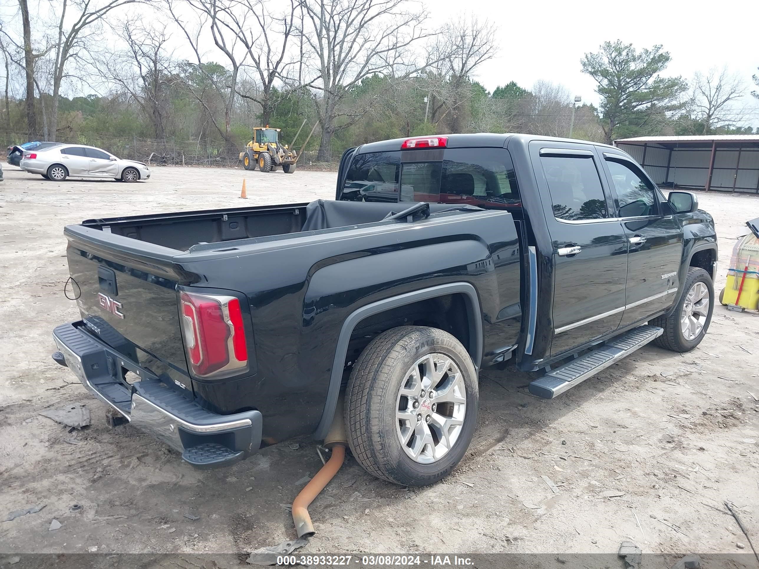 2016 GMC Sierra 1500 Slt vin: 3GTP1NEC9GG312612